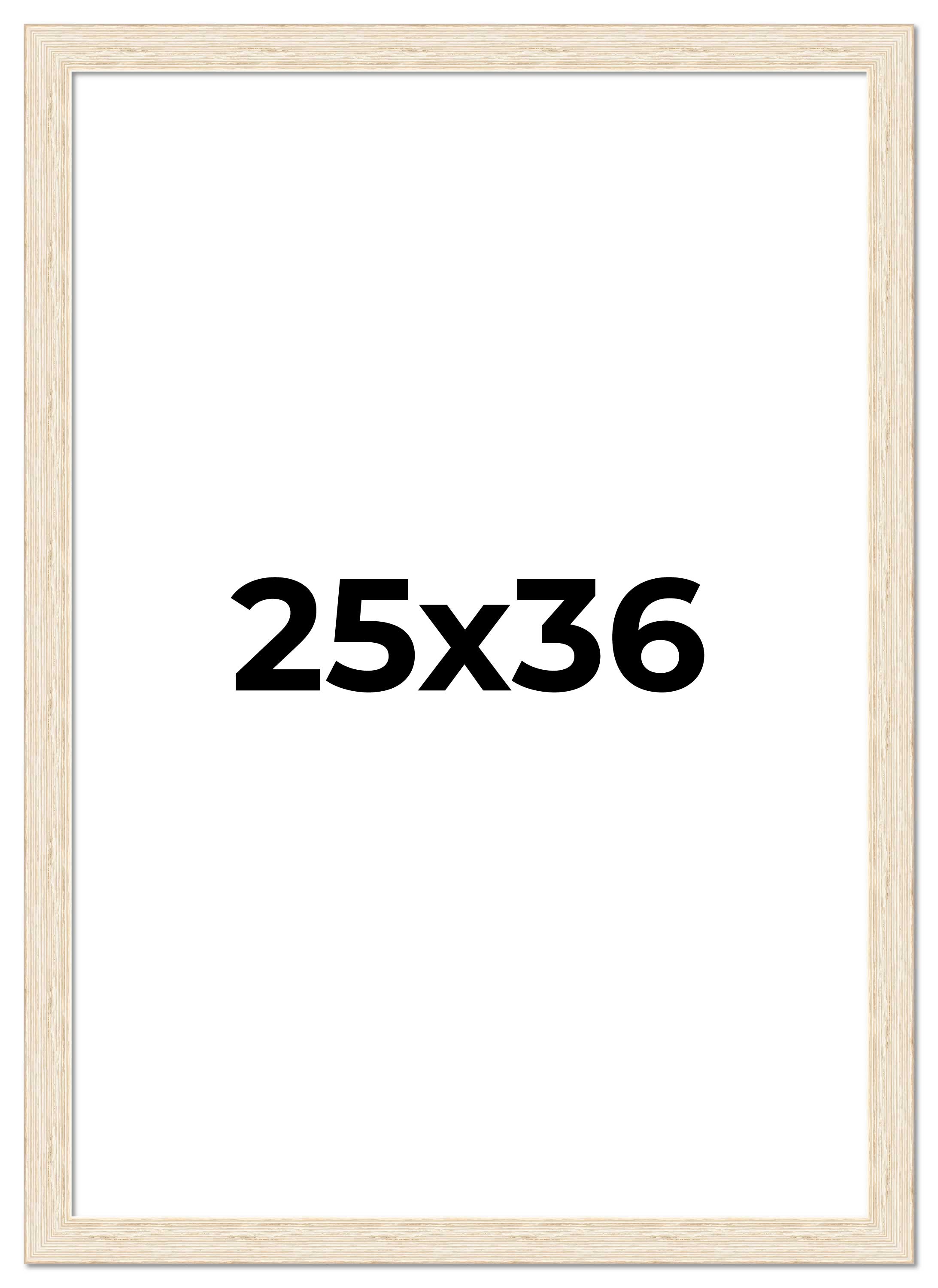 25x36 Frame White Real Wood Picture Frame Width 1.5 inches | Interior Frame Dept main product image