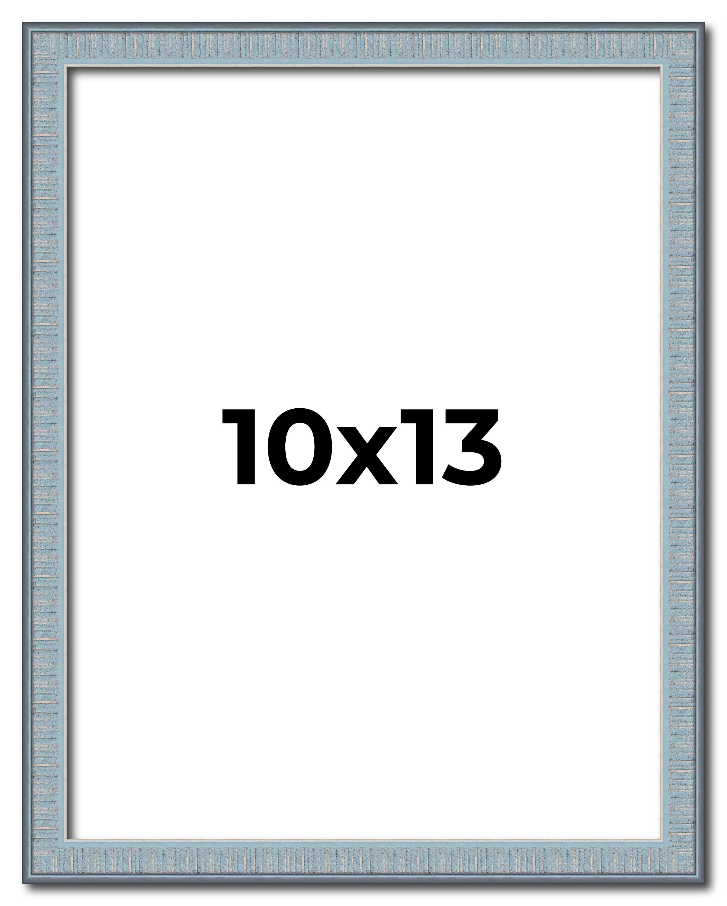 Frame 13 10x13 Frame Blue Picture Frame Complete Modern Photo Frame UV Acrylic ...