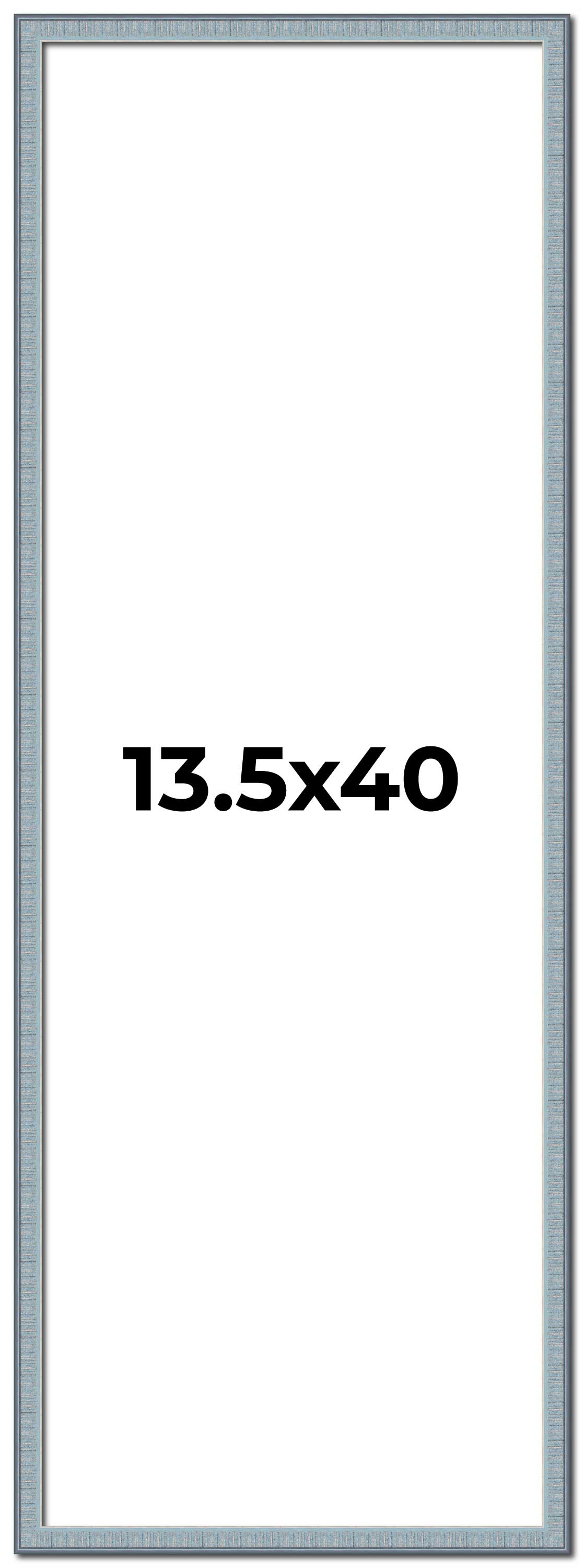 Frame 13 13.5x40 Frame Blue Picture Frame Photo Frame UV Acrylic Wood Panoramic ...