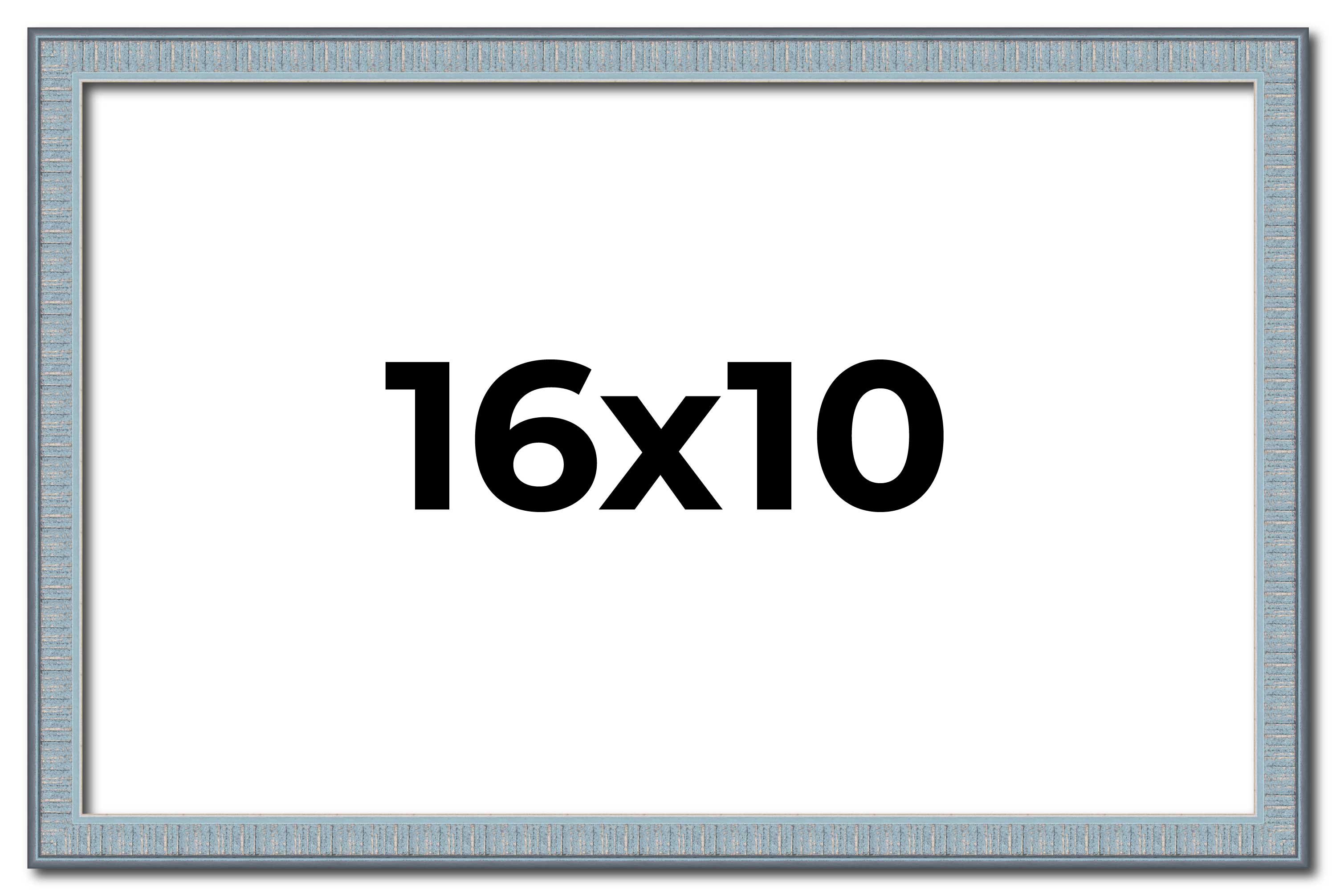 Textured Blue Frame – UV Acrylic, Backing Board, Hanging Hardware Included