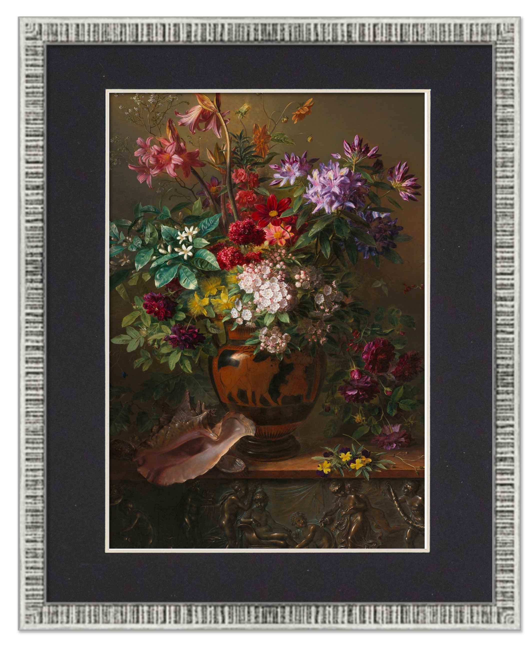 12x18 Frame Silver With White Picture Mat For 12x18 Photo - Silver 18x24 Frame T detailed image 3