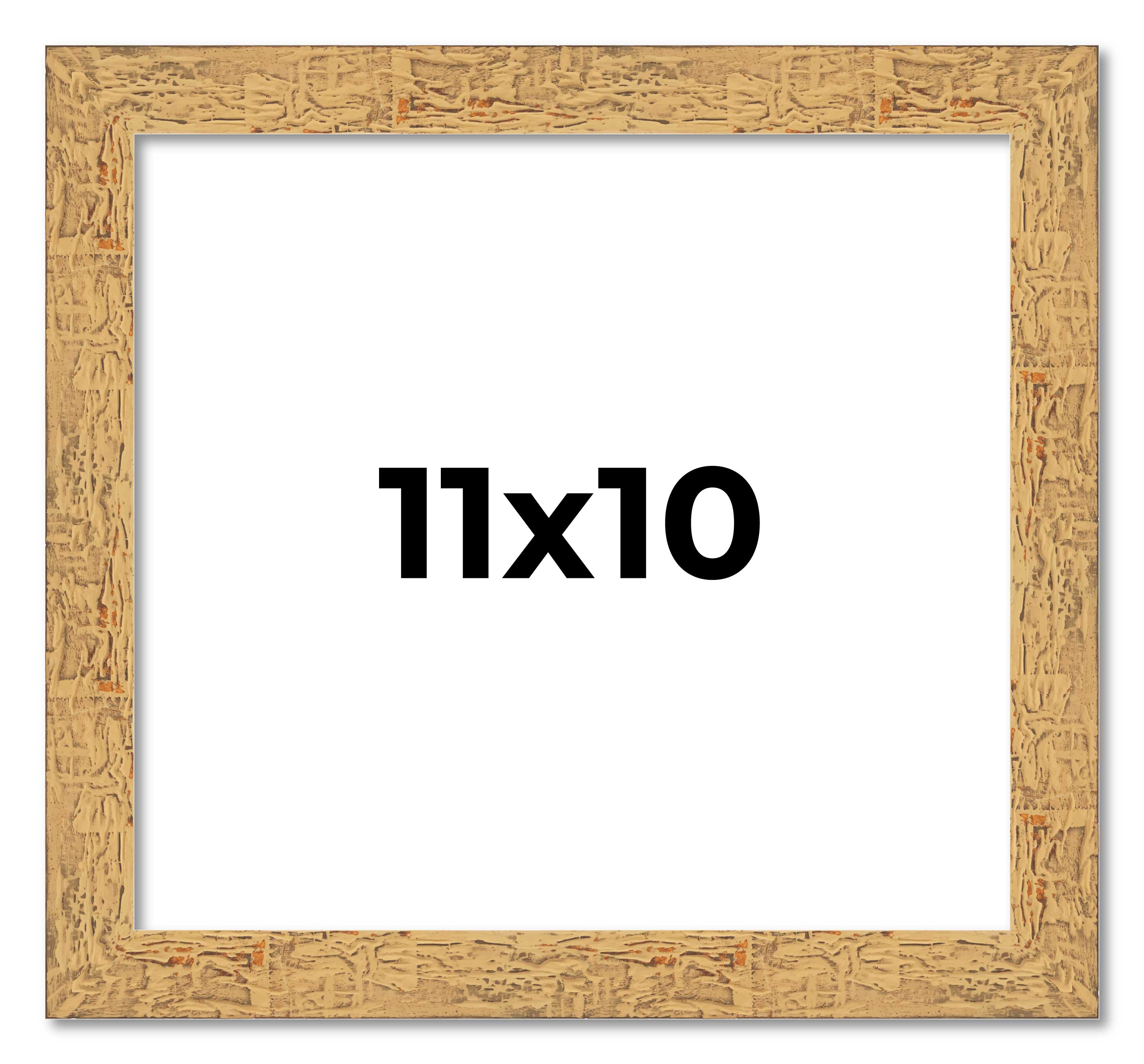 11x10 Frame Beige Real Wood Picture Frame Width 1.25 inches | Interior Frame Dep main product image