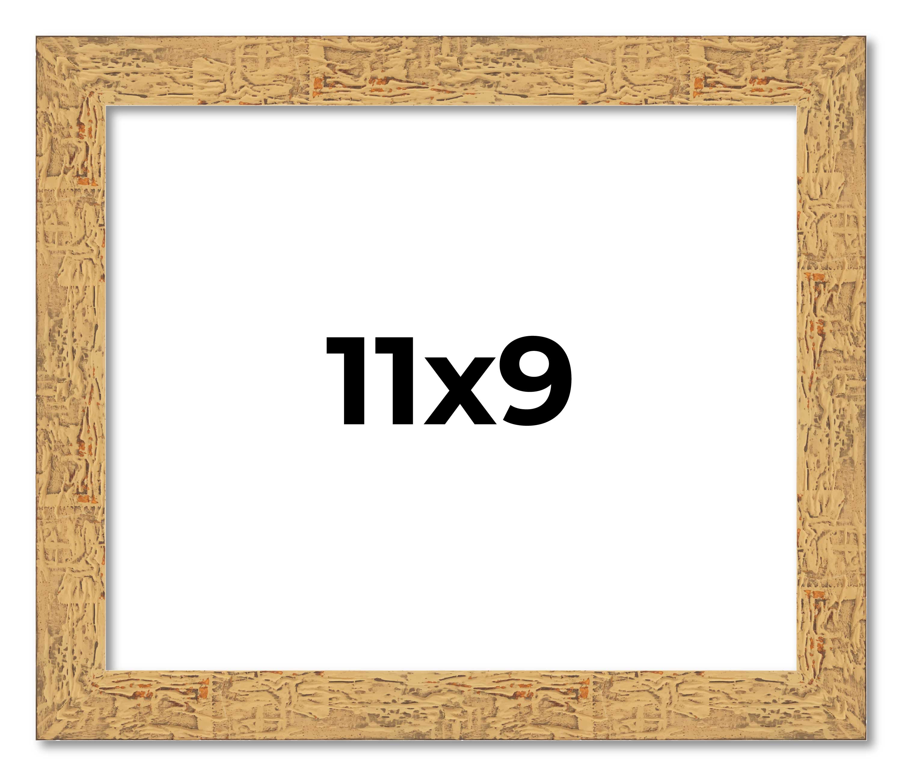 11x9 Frame Beige Real Wood Picture Frame Width 1.25 inches | Interior Frame Dept main product image