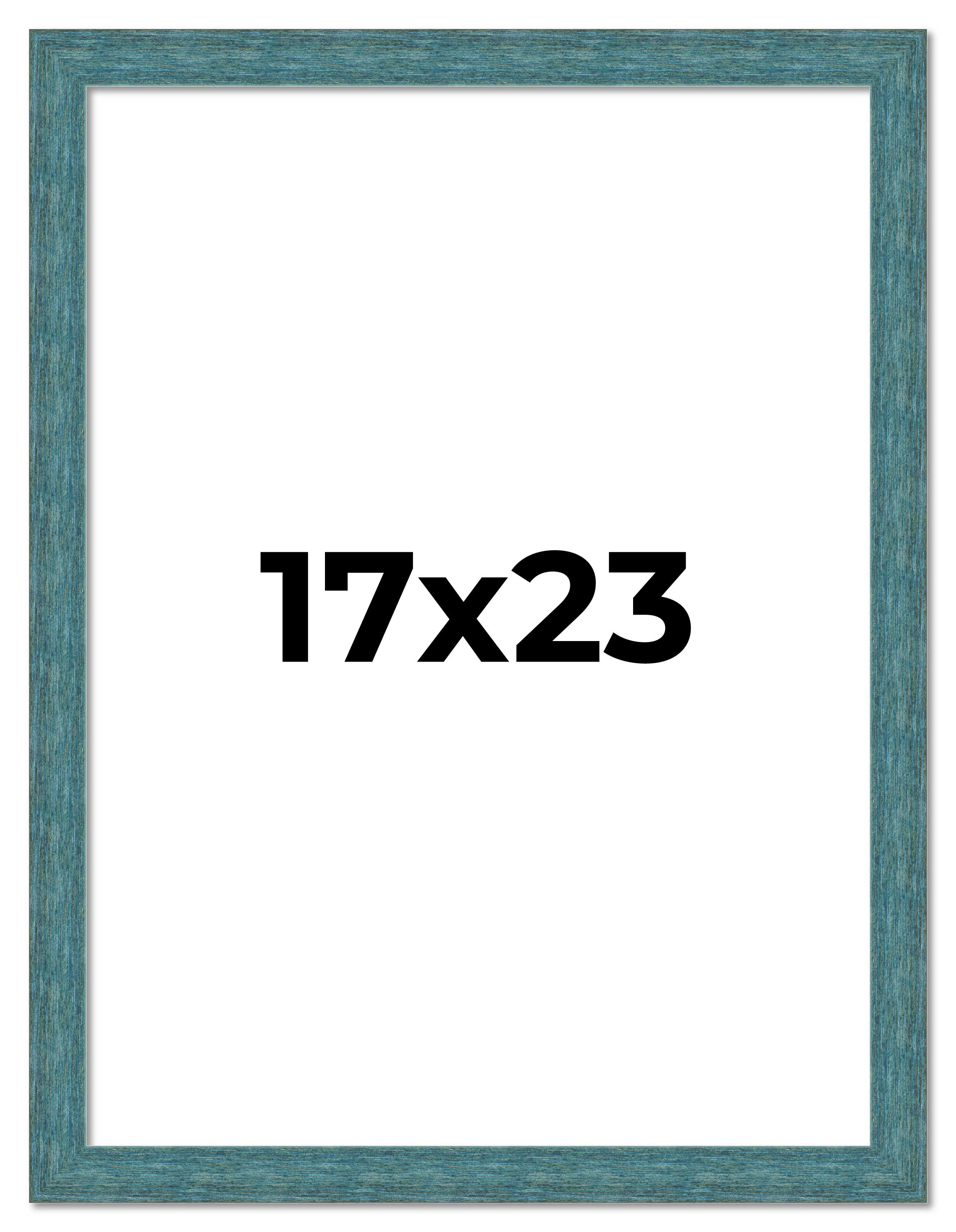 17x23 Frame Blue Rustic Barnwood Solid Wood Picture Frame Width 1.25 Inches | In main product image