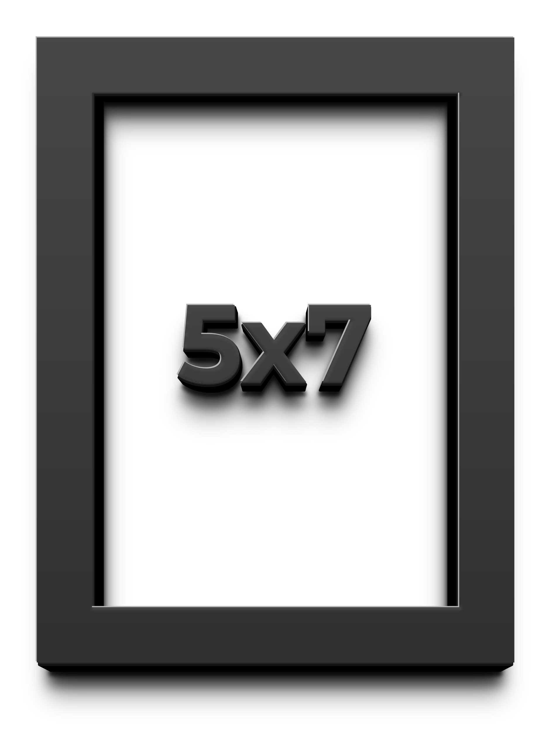 5×7 In Shadowbox Gallery Wood Frames – Black DEEP Shadow Box Frame with a Displa