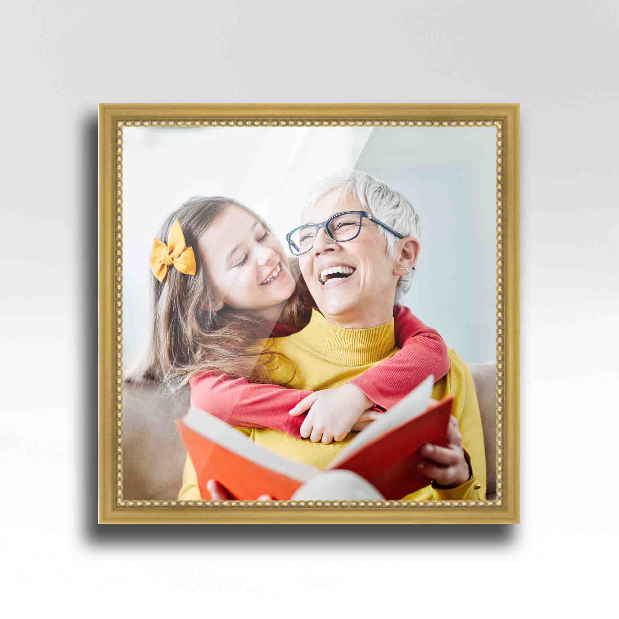 15x17 Frame Beaded Gold Solid Wood Picture Frame | 0.75 Inches Moulding Width product image view 10