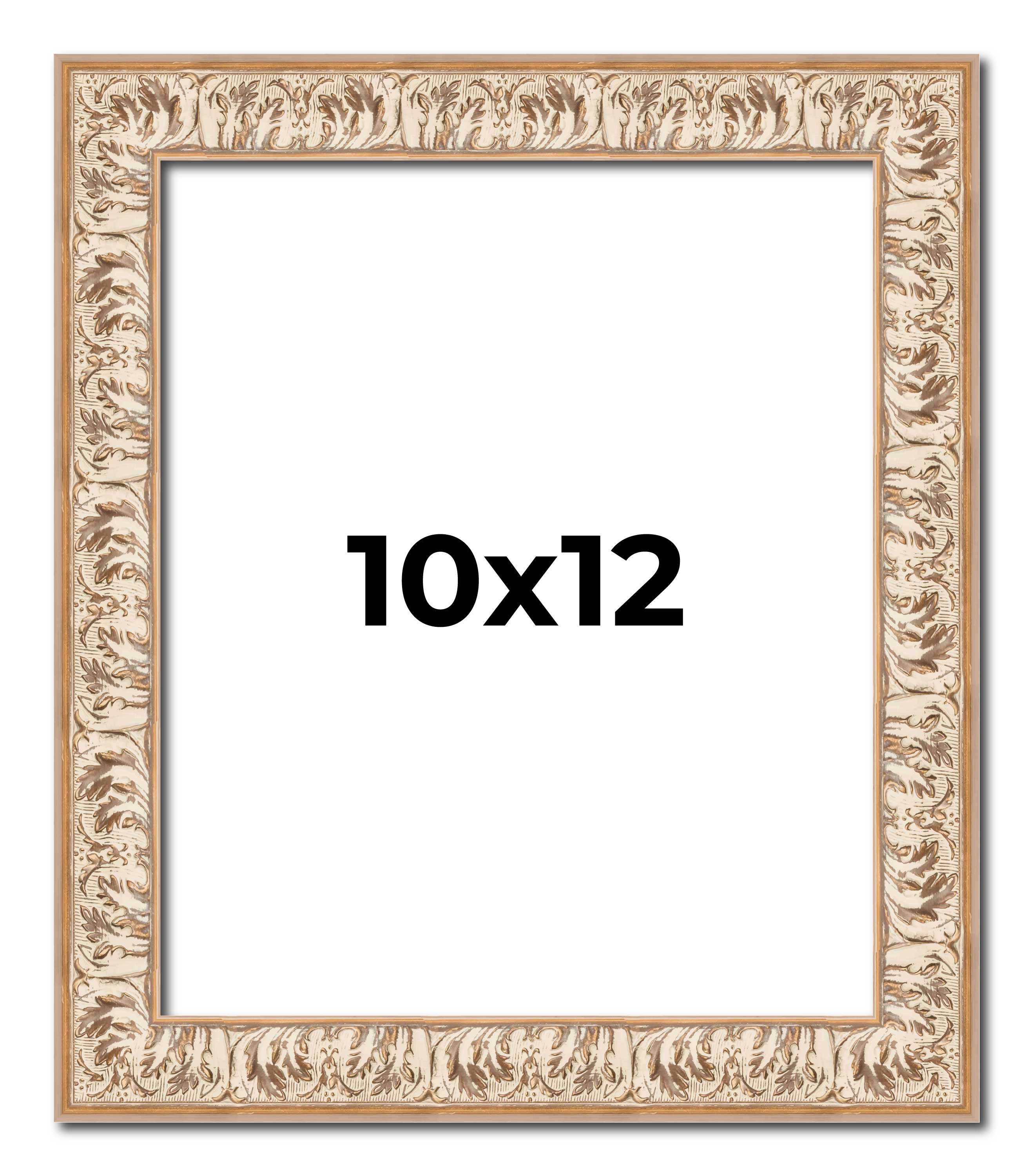 10x12 Frame White Real Wood Picture Frame Width 1.5 inches | Interior Frame Dept main product image