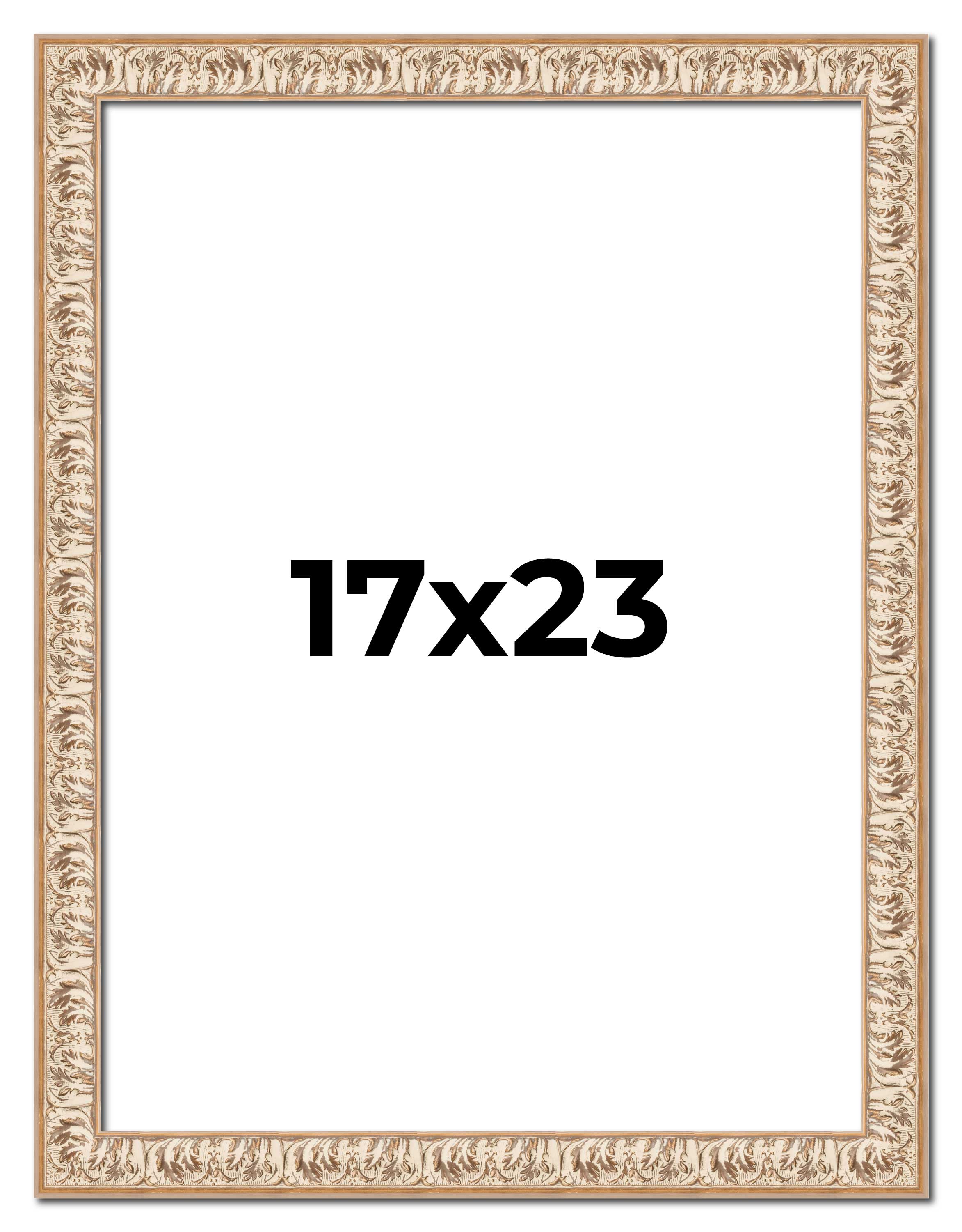 17x23 Frame White Real Wood Picture Frame Width 1.5 inches | Interior Frame Dept main product image