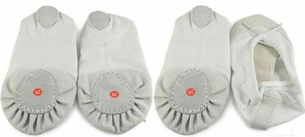 Canvas Ballet Dance Slipper Split Sole Shoes Girls Womens – Black Pink White Red