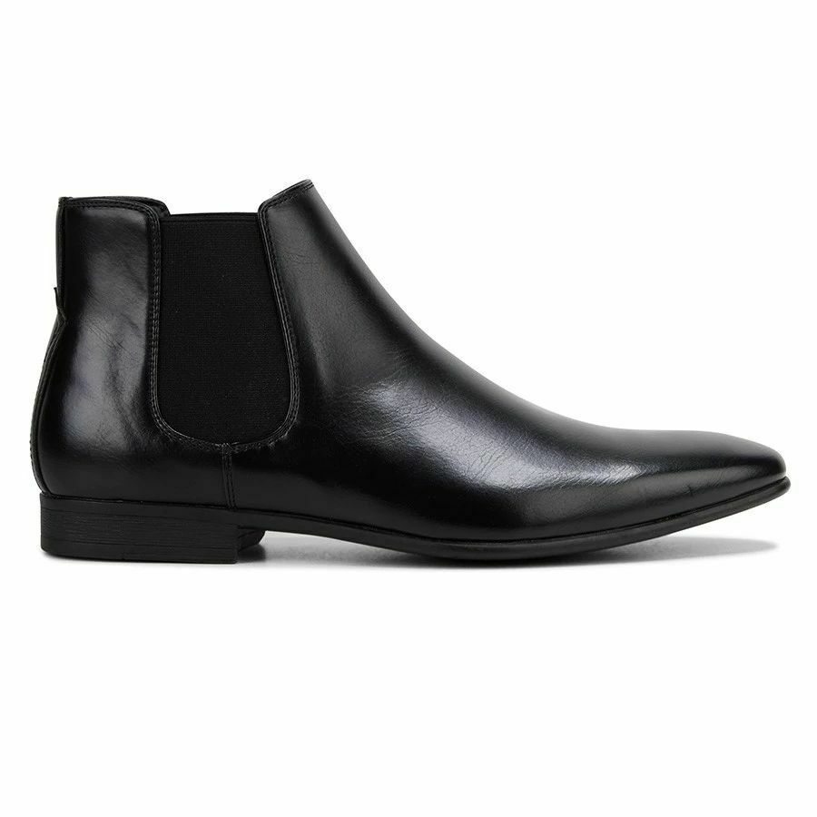 Jm Oliver Slip On Boots Julius Marlow Black Tan Formal Dress Work Boot - Picture 7 of 10