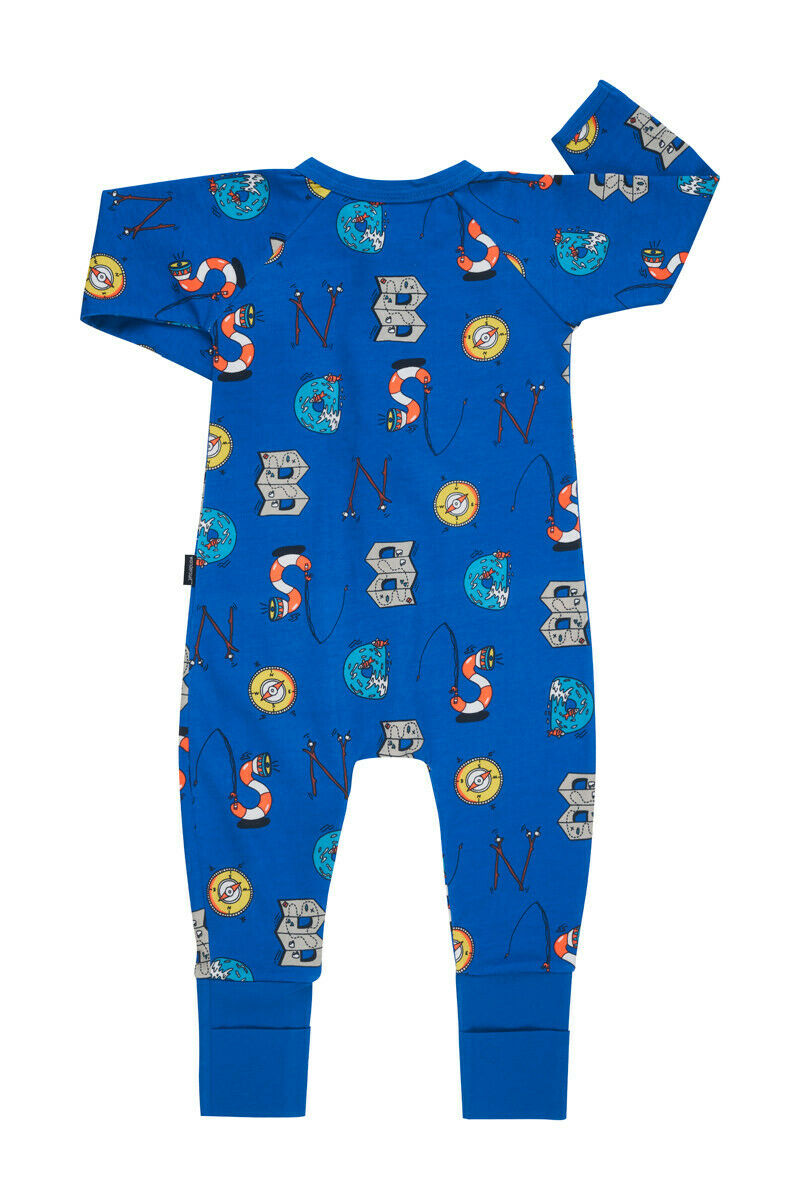 Bonds Baby Wondersuit Zippy Printed Baby Long Sleeve Boy Girl Pyjamas Sleep - Picture 8 of 8
