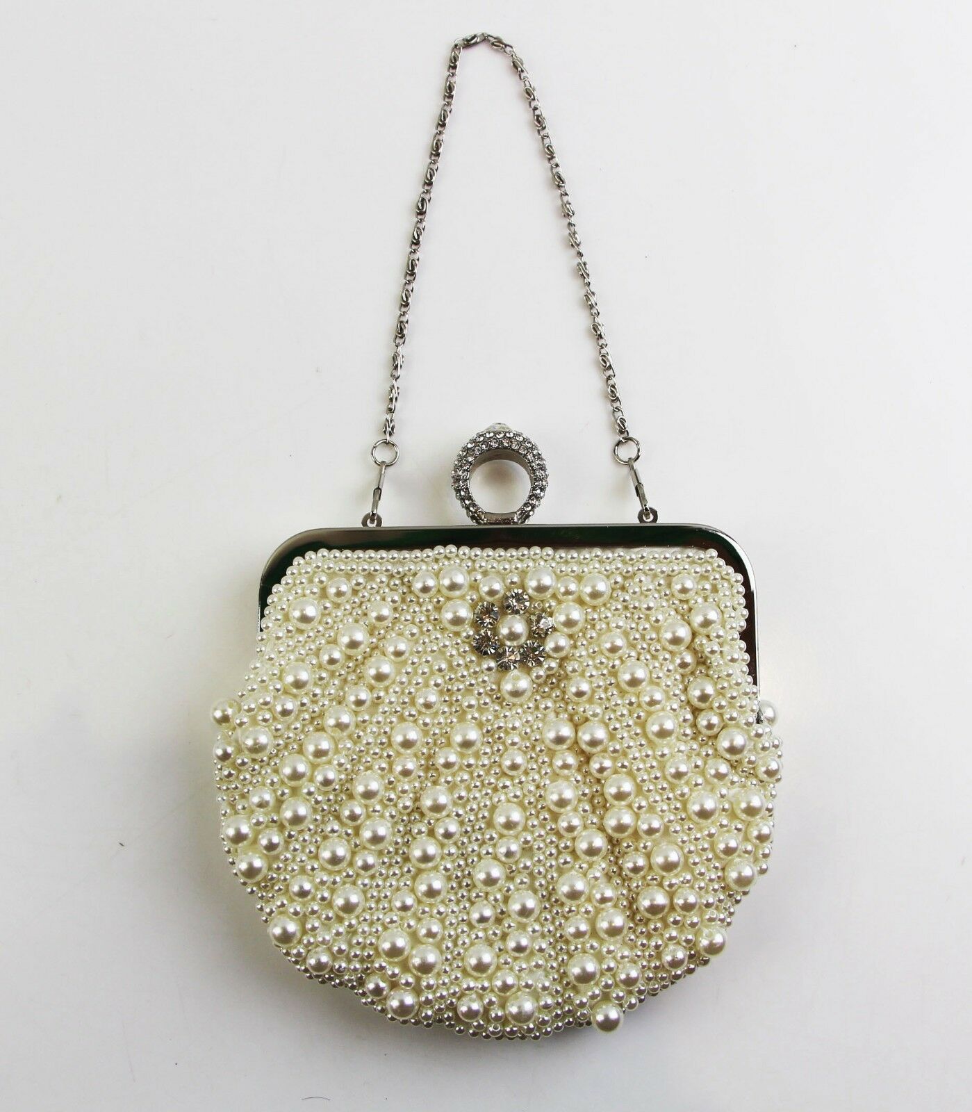 pearl beaded clutch