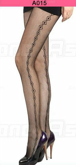 Womens Sexy Black Fishnet Pattern Stretch Stockings Pantyhose Tights One Size - Bild 33 von 53