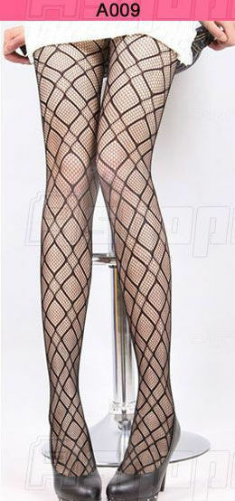 Womens Sexy Black Fishnet Pattern Stretch Stockings Pantyhose Tights One Size - Bild 21 von 53