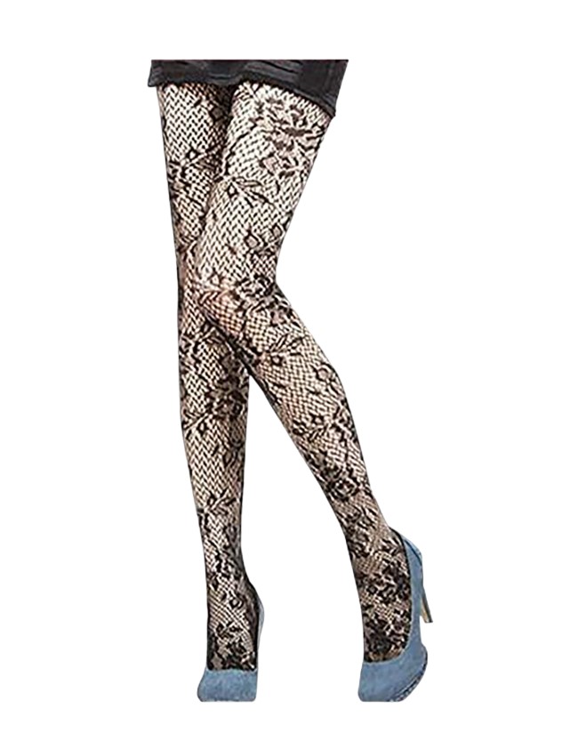 Womens Sexy Black Fishnet Pattern Stretch Stockings Pantyhose Tights One Size - Bild 24 von 53