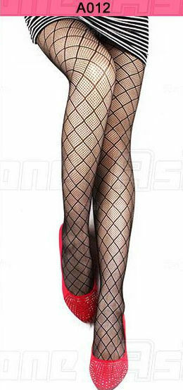 Womens Sexy Black Fishnet Pattern Stretch Stockings Pantyhose Tights One Size - Bild 27 von 53
