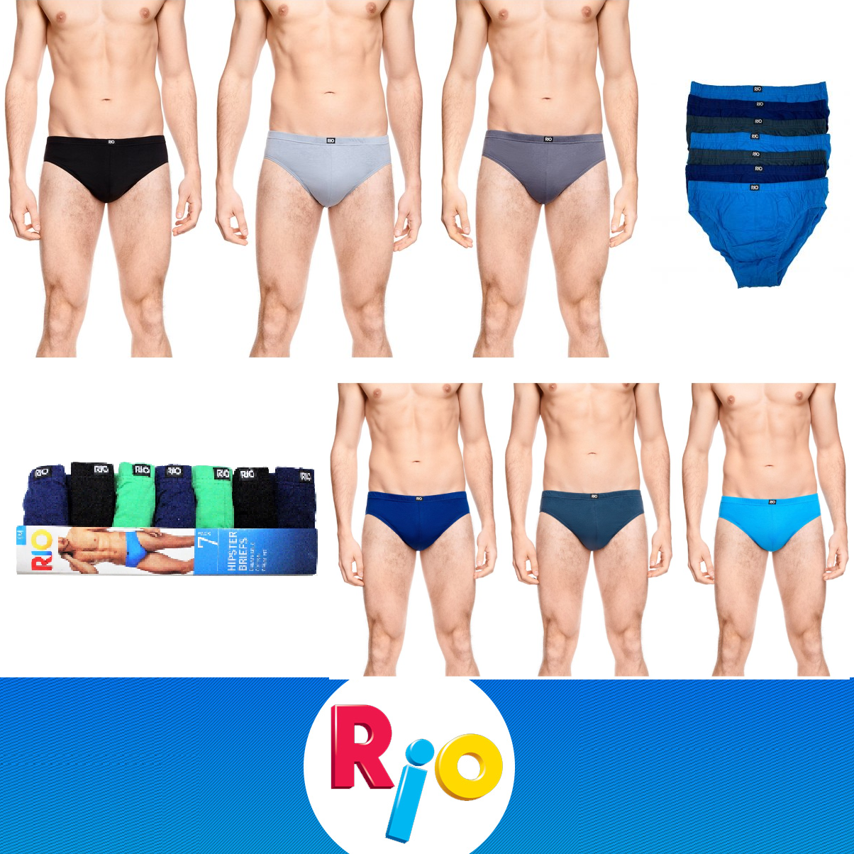 Mens Rio 7 Pack Sexy Hipster Bikini 