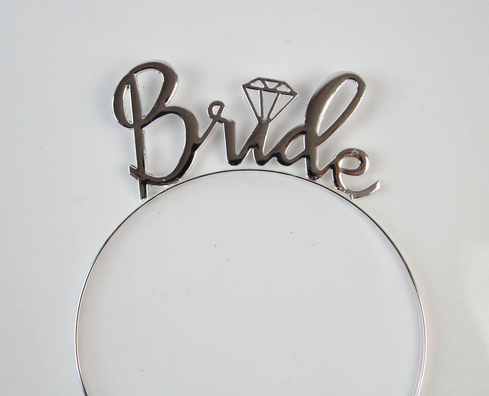 Bridal Tiara Bride To Be Bridesmaid Shower Hens Party Silver Crown Headband - Picture 14 of 18