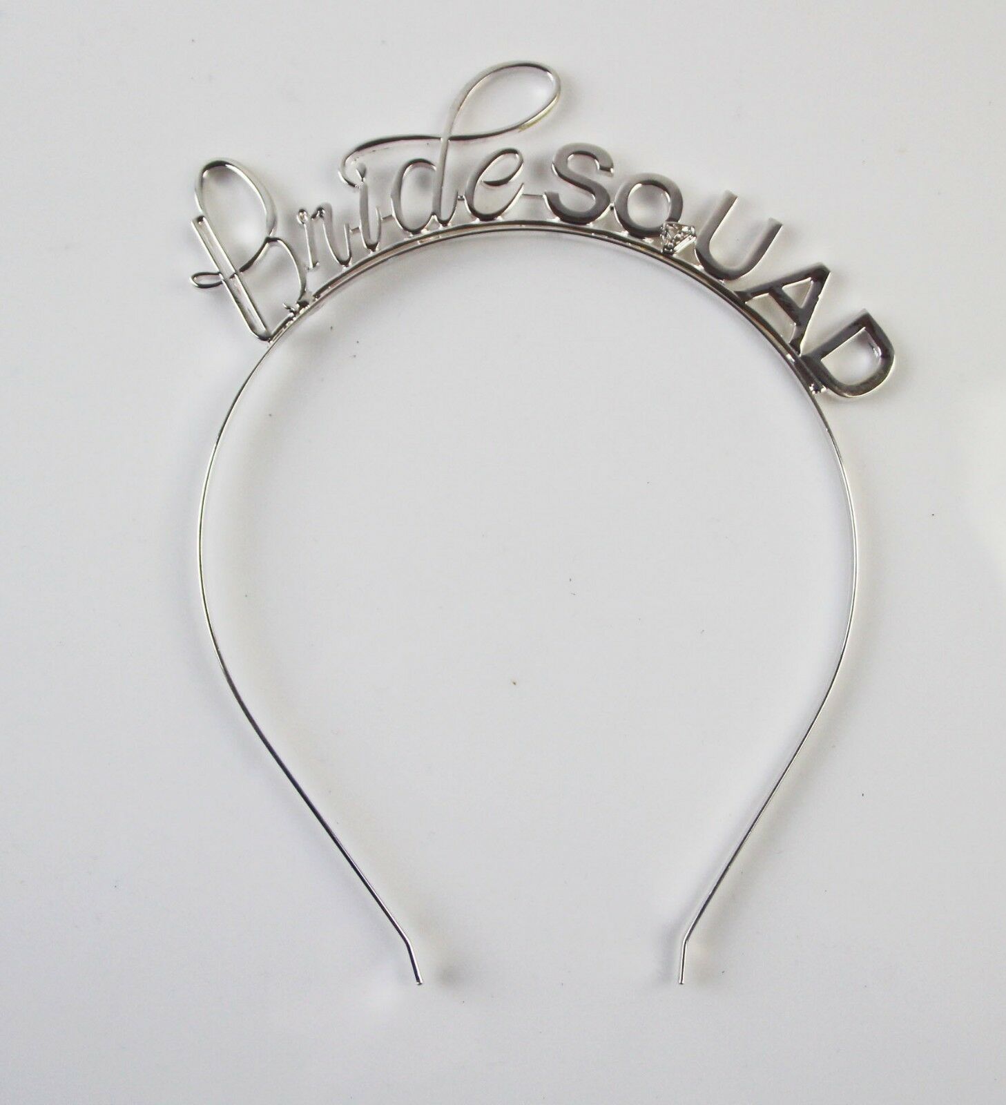 Bridal Tiara Bride To Be Bridesmaid Shower Hens Party Silver Crown Headband - Picture 15 of 18