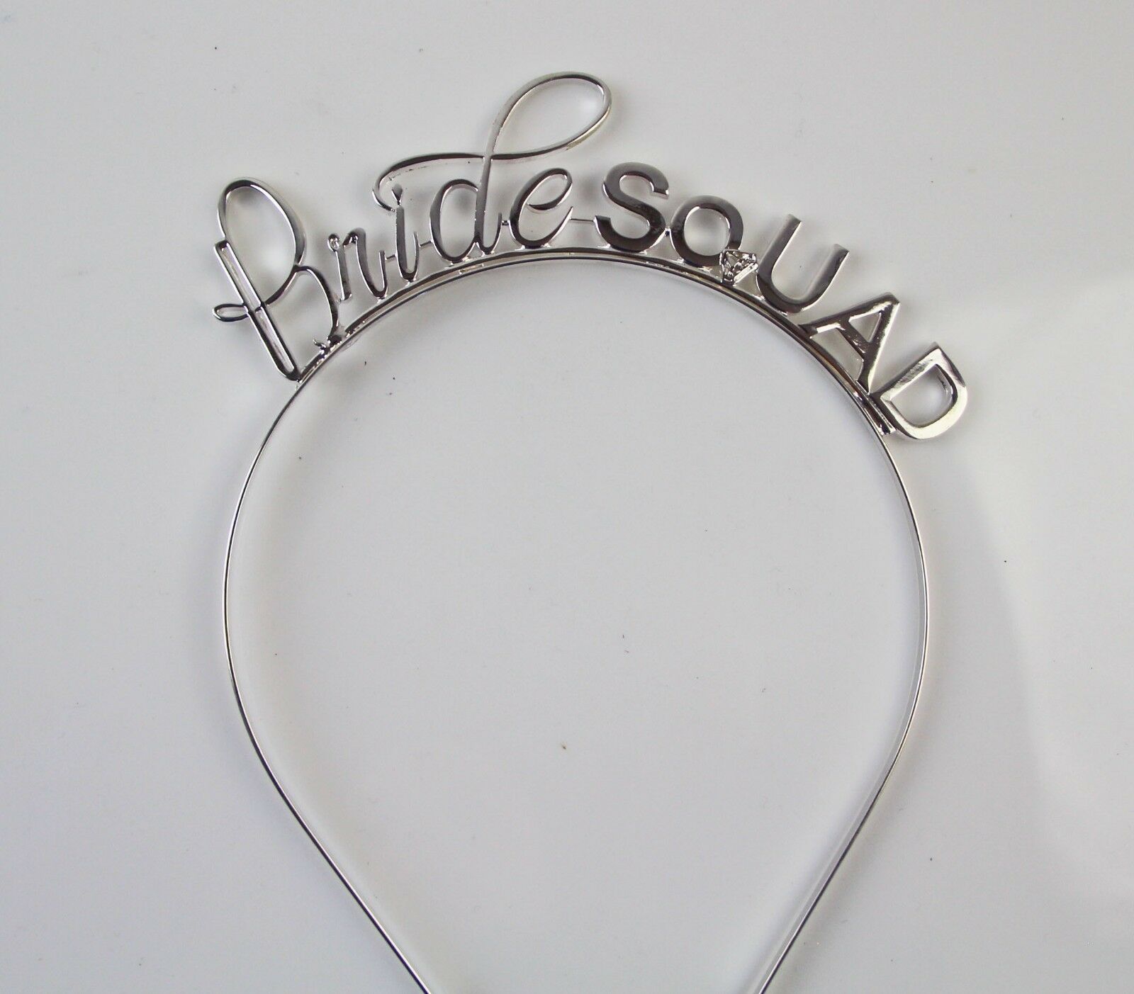 Bridal Tiara Bride To Be Bridesmaid Shower Hens Party Silver Crown Headband - Picture 16 of 18