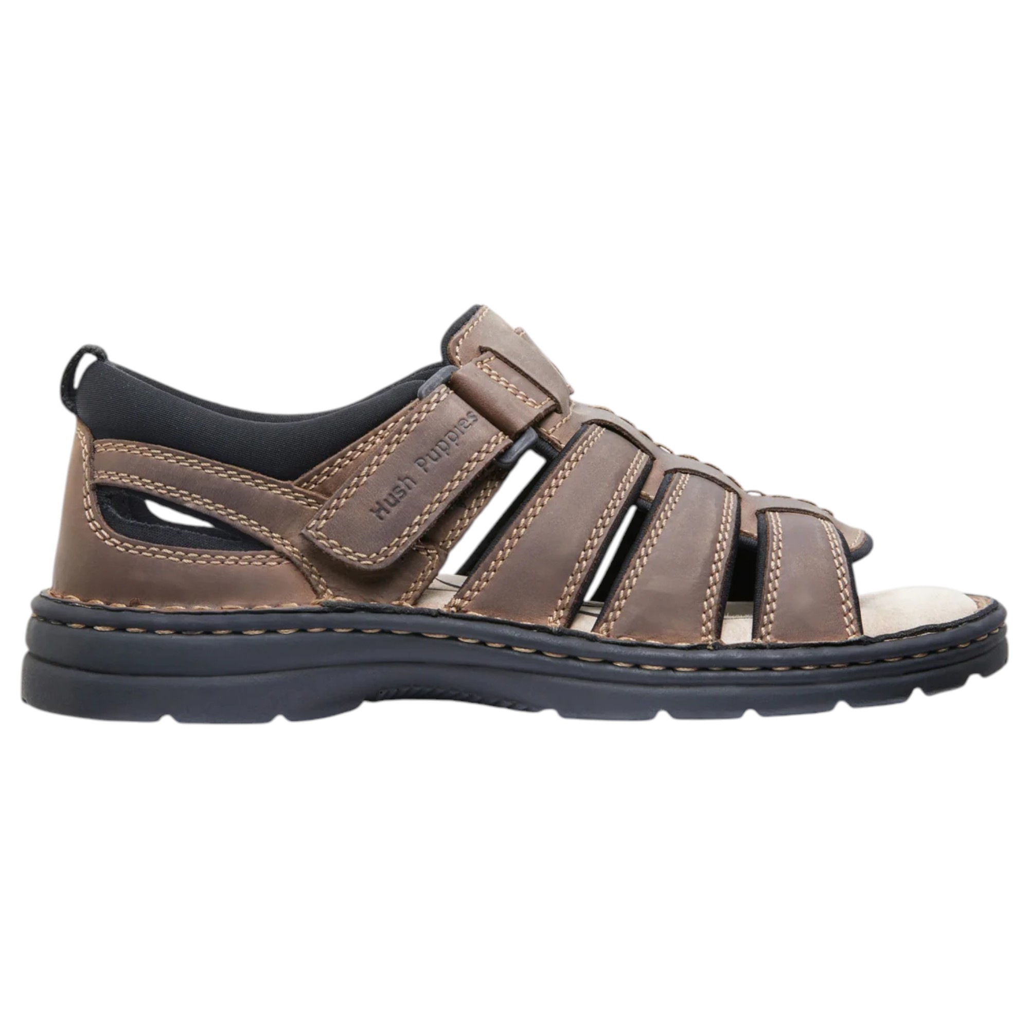 Hush Puppies Brown Leather Fisherman Sandals Men’s 8.5 Comfort Sandals Hush Puppies Fisherman Sandals for Men | Mercari main image 2