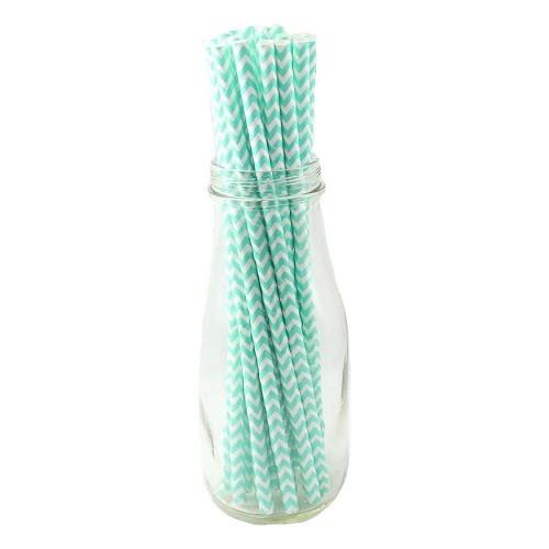 25 X Paper Drinking Straws Chevron V Shape Party Drink Straw - Picture 9 of 11