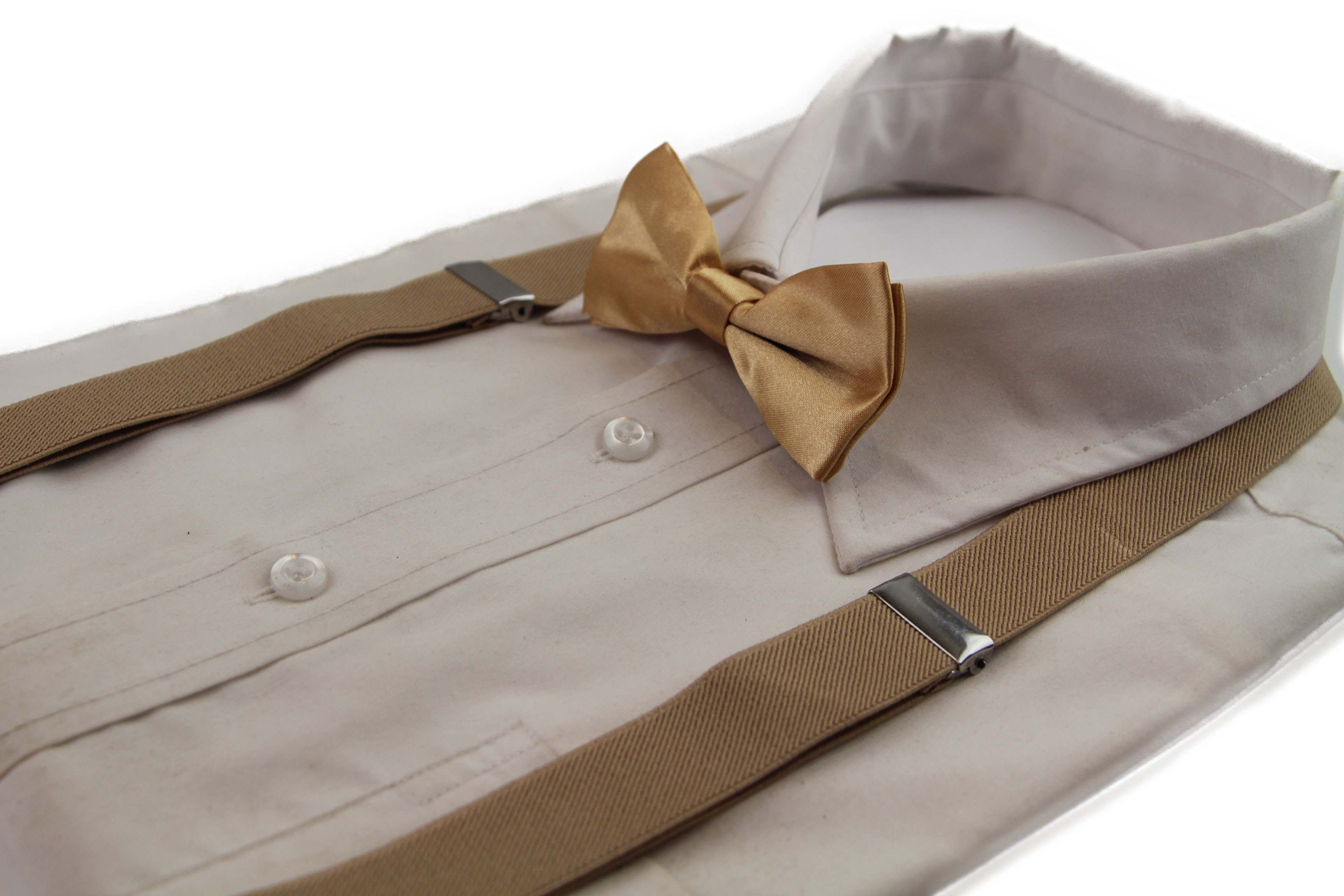 Kids Bow Tie Or Suspender Or Combo Boys Clip On Adjustable Braces Belt Bowties - Picture 14 of 29