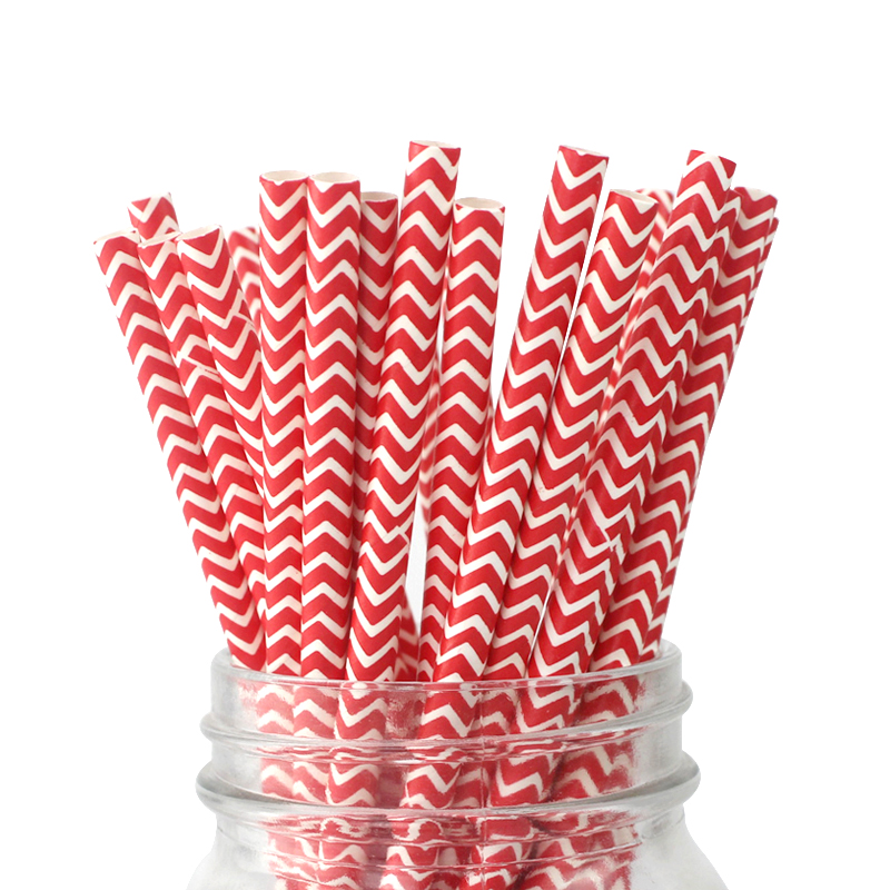 25 X Paper Drinking Straws Chevron V Shape Party Drink Straw - Picture 10 of 11