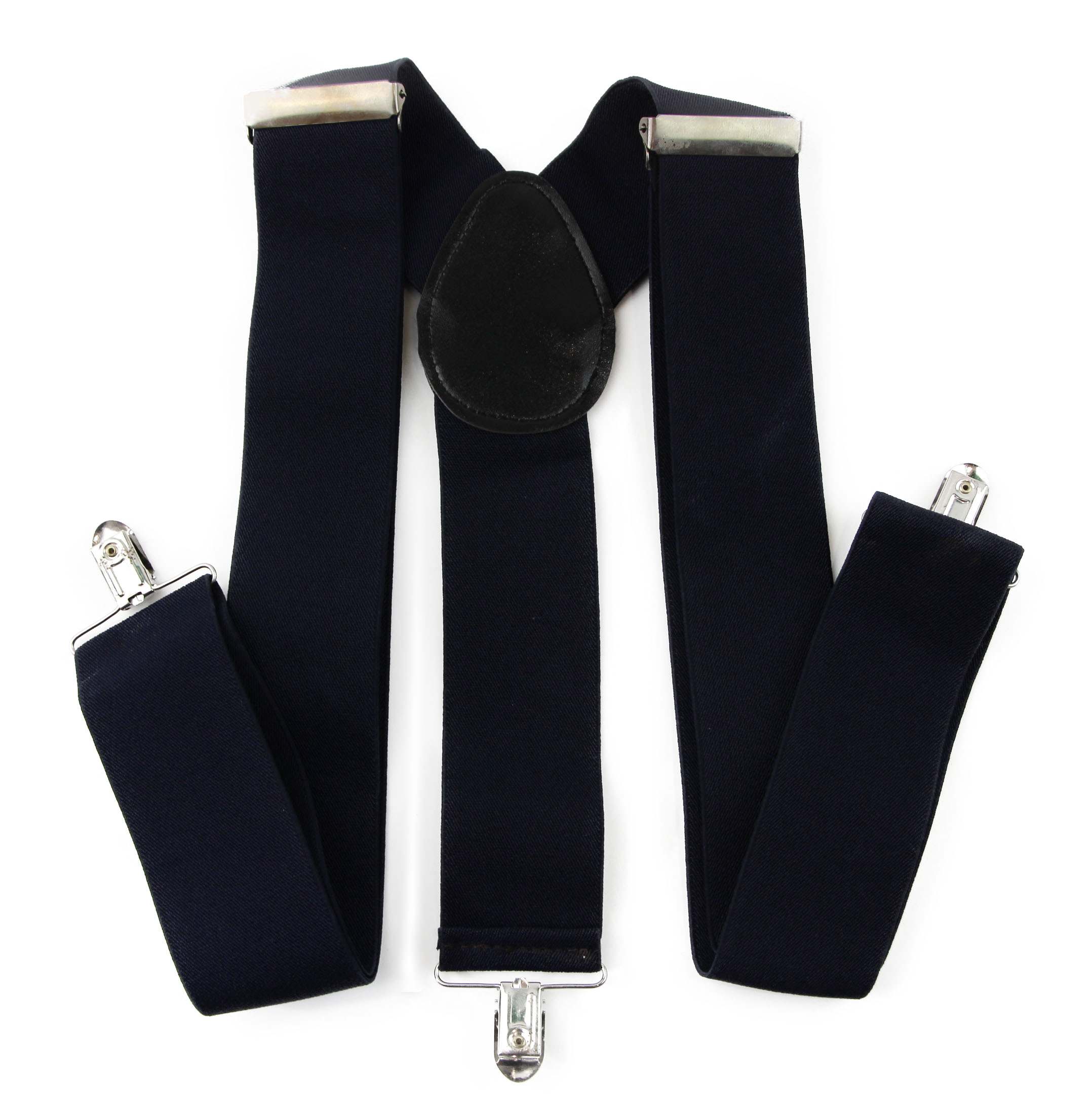 Extra Wide Suspenders 35mm / 50mm Adjustable Clip On Strong Mens Braces Wedding - Picture 31 of 47
