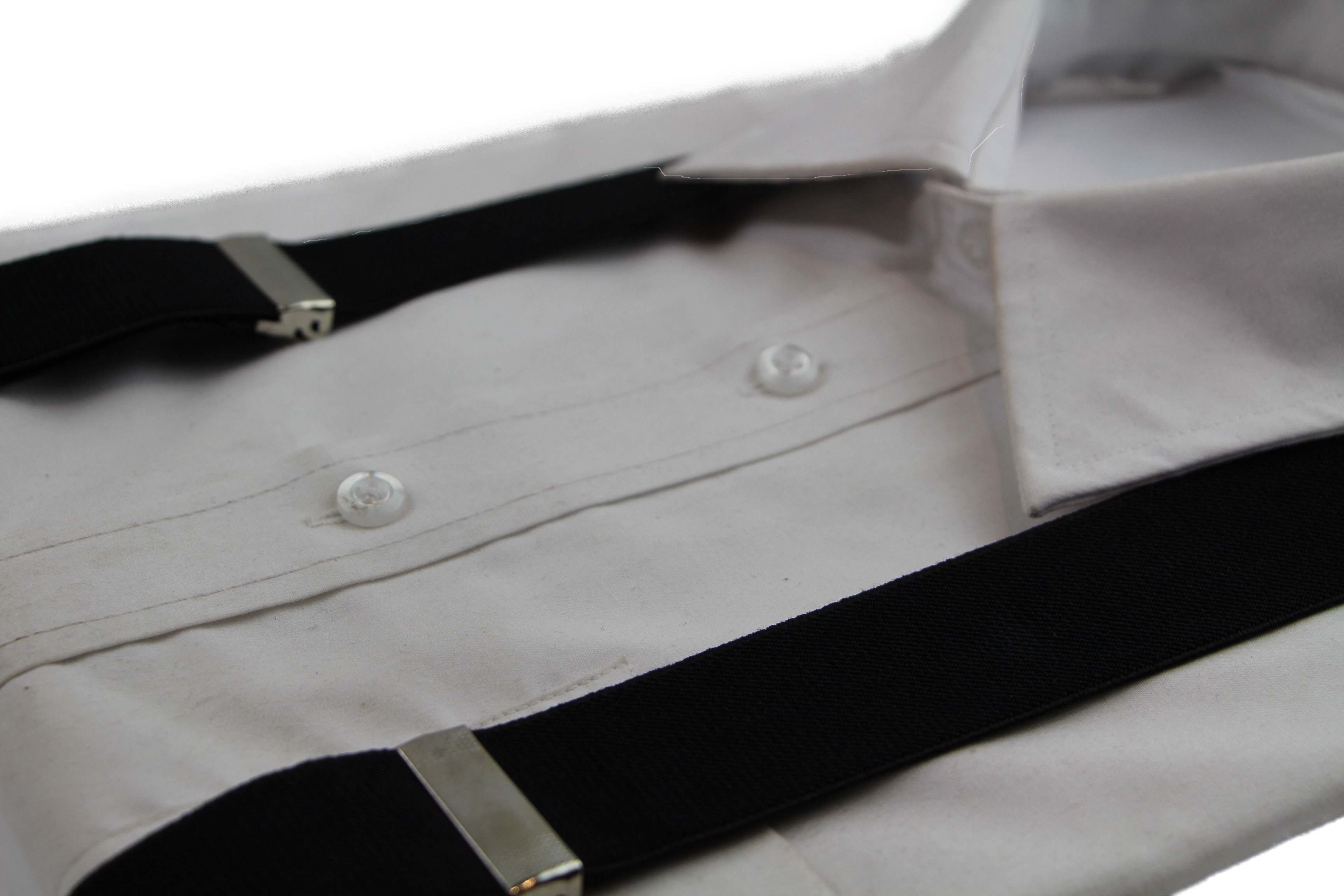 Extra Wide Suspenders 35mm / 50mm Adjustable Clip On Strong Mens Braces Wedding - Picture 4 of 47