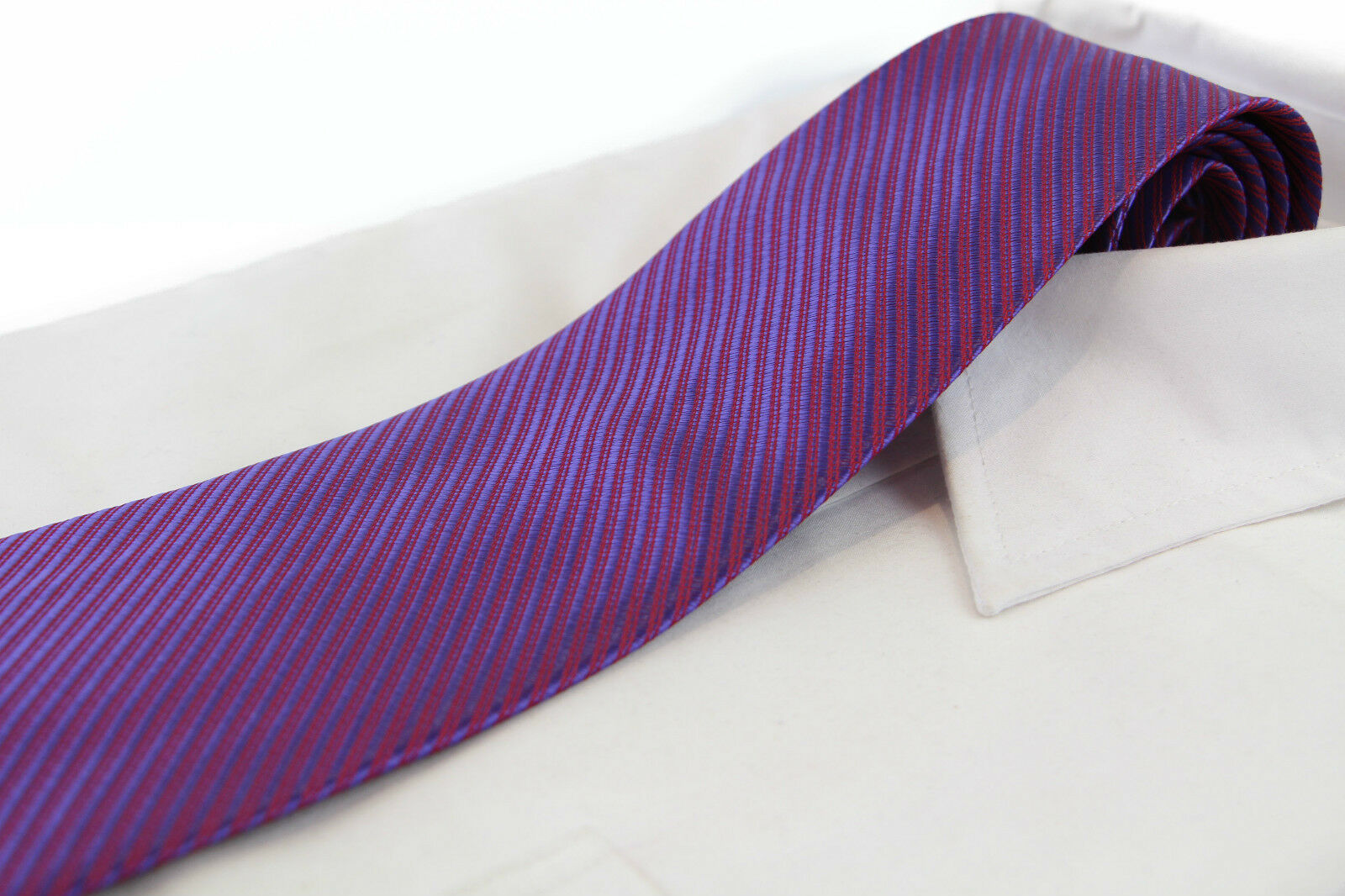 Classic Striped Neck Tie Mens Business Formal Woven Wedding Groomsmen Party - Picture 41 of 63