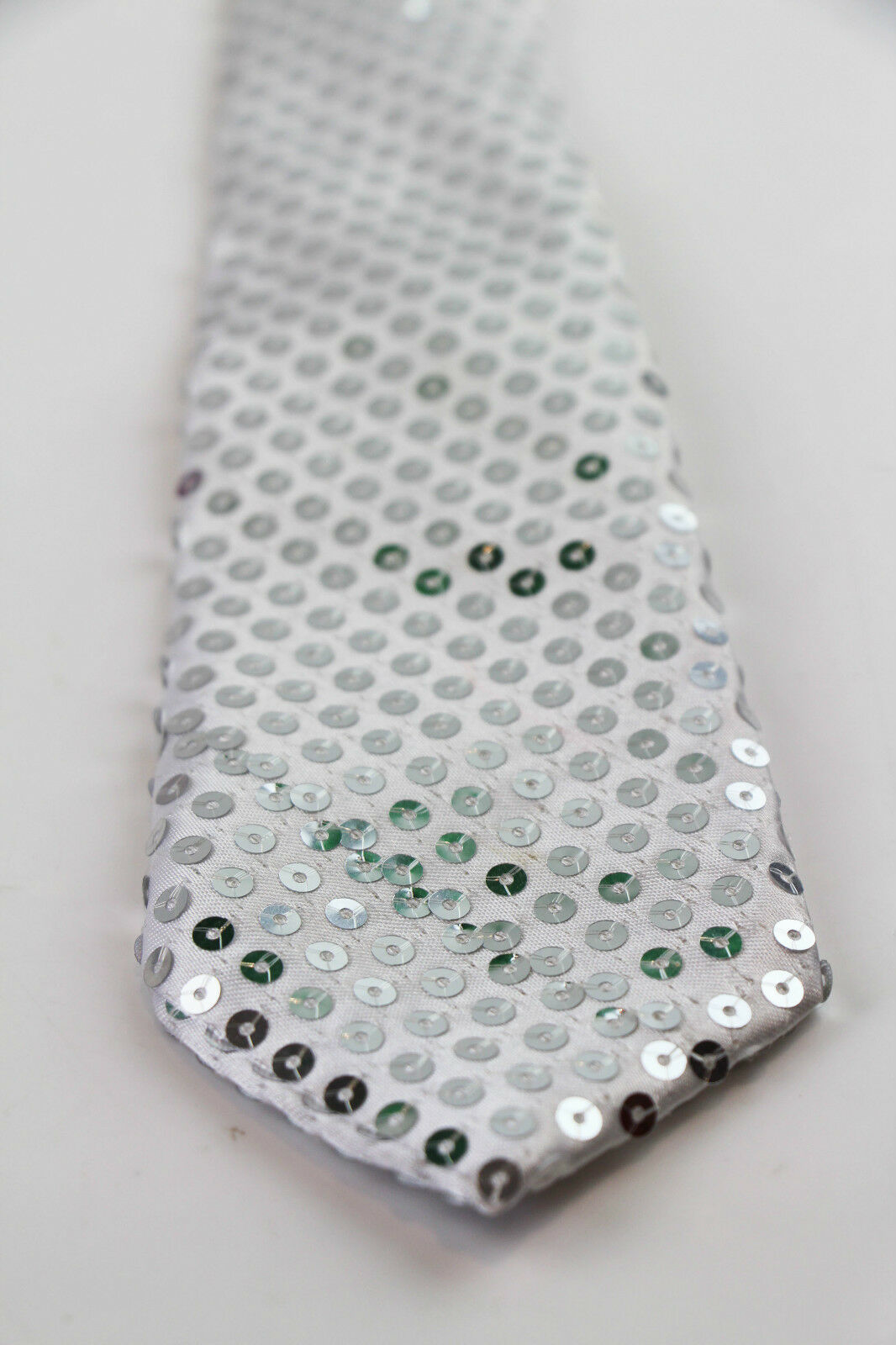 Boys Teen Kids Zip Sequin Neck Tie Dance Party Wedding School Clown Costume Ties - Picture 24 of 27