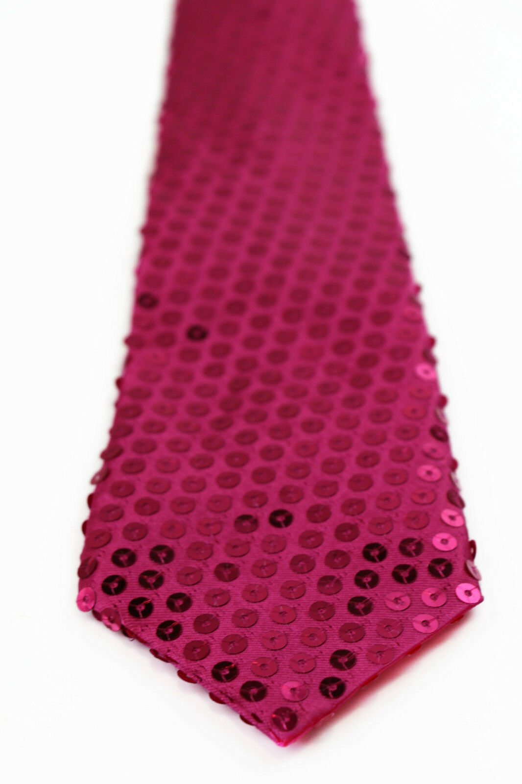 Boys Teen Kids Zip Sequin Neck Tie Dance Party Wedding School Clown Costume Ties - Picture 12 of 27