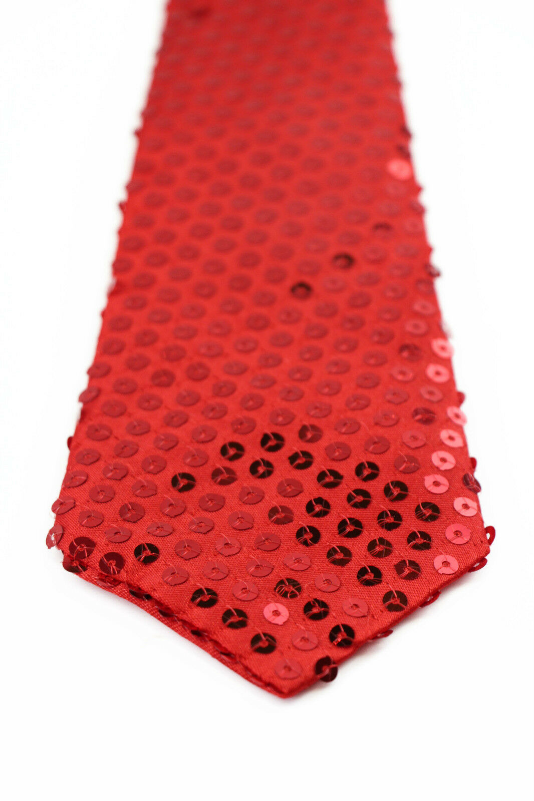 Boys Teen Kids Zip Sequin Neck Tie Dance Party Wedding School Clown Costume Ties - Picture 18 of 27