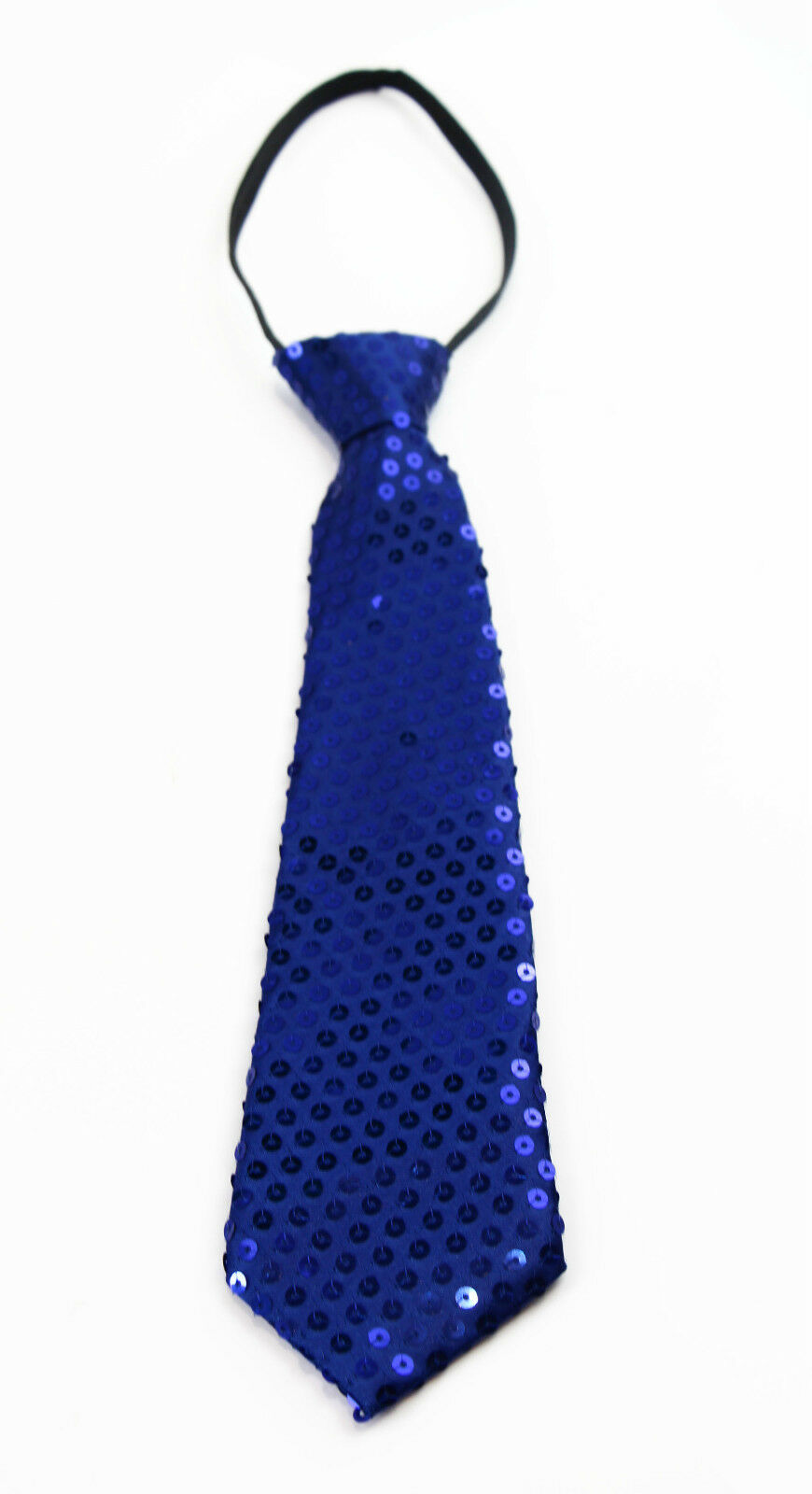 Boys Teen Kids Zip Sequin Neck Tie Dance Party Wedding School Clown Costume Ties - Picture 20 of 27