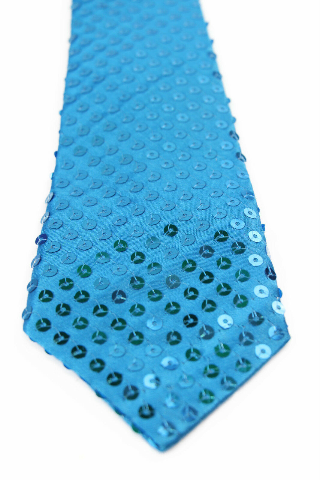 Boys Teen Kids Zip Sequin Neck Tie Dance Party Wedding School Clown Costume Ties - Picture 6 of 27