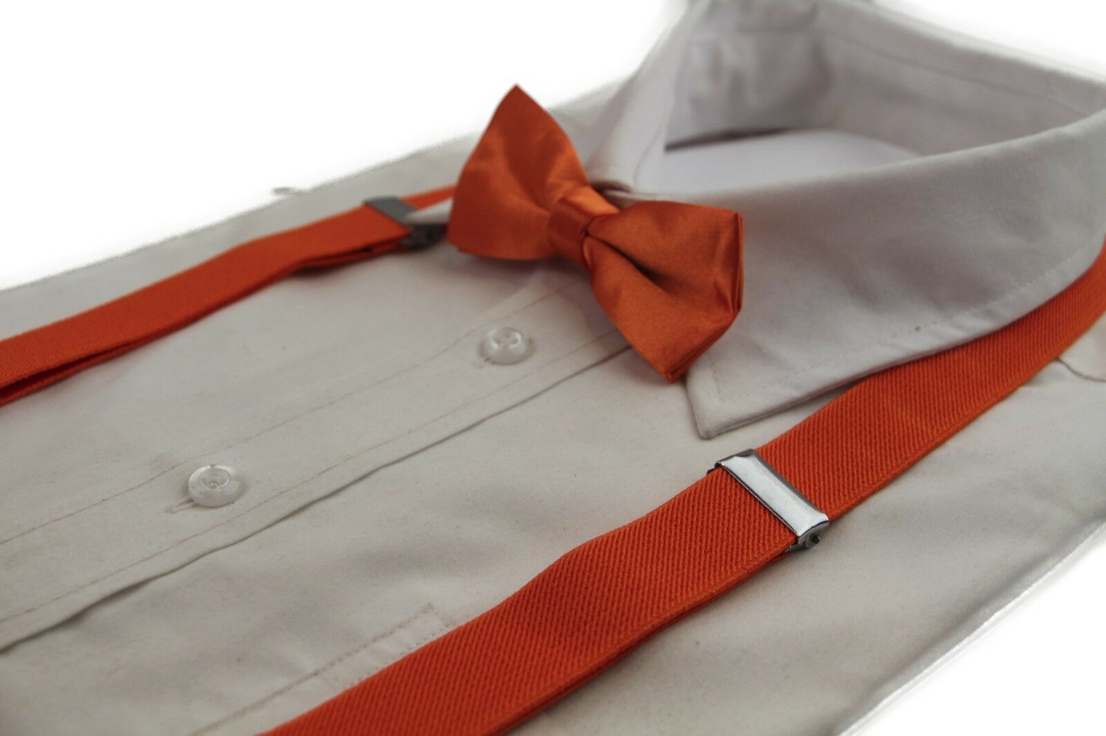 Boys Matching Bow Tie + Suspender Kids Clip On Adjustable Braces Belt Bowties - Picture 21 of 27