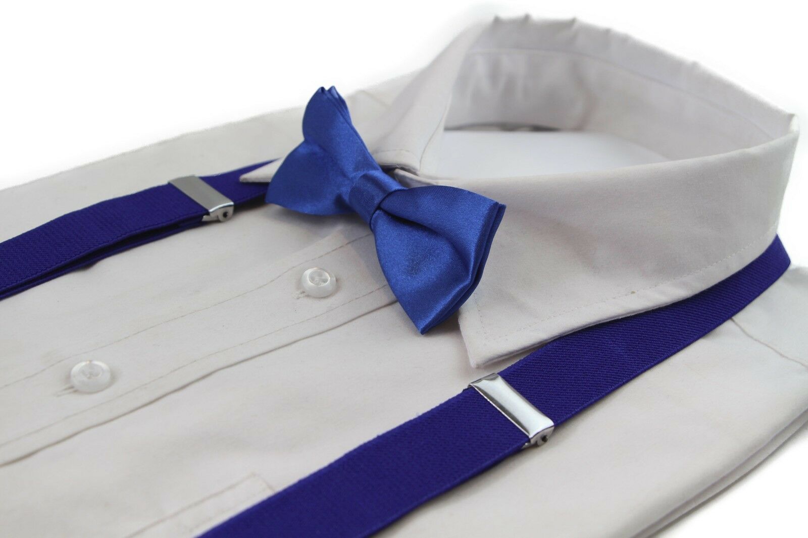Kids Bow Tie Or Suspender Or Combo Boys Clip On Adjustable Braces Belt Bowties - Picture 7 of 29