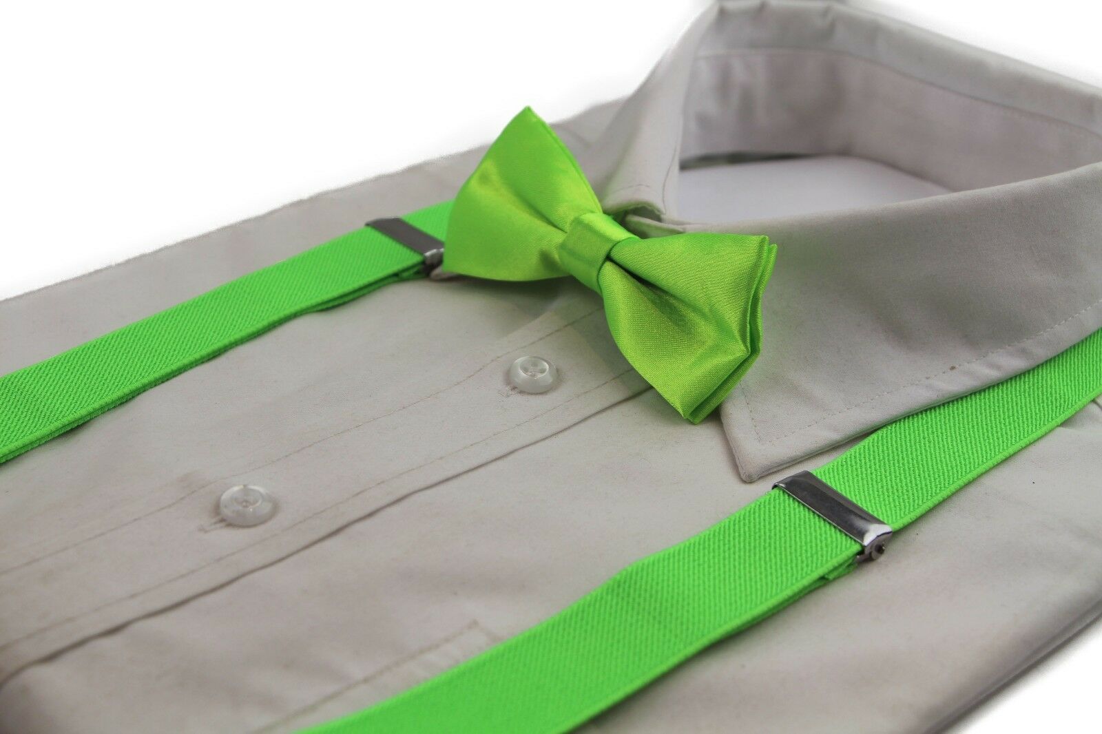 Kids Bow Tie Or Suspender Or Combo Boys Clip On Adjustable Braces Belt Bowties - Picture 13 of 29