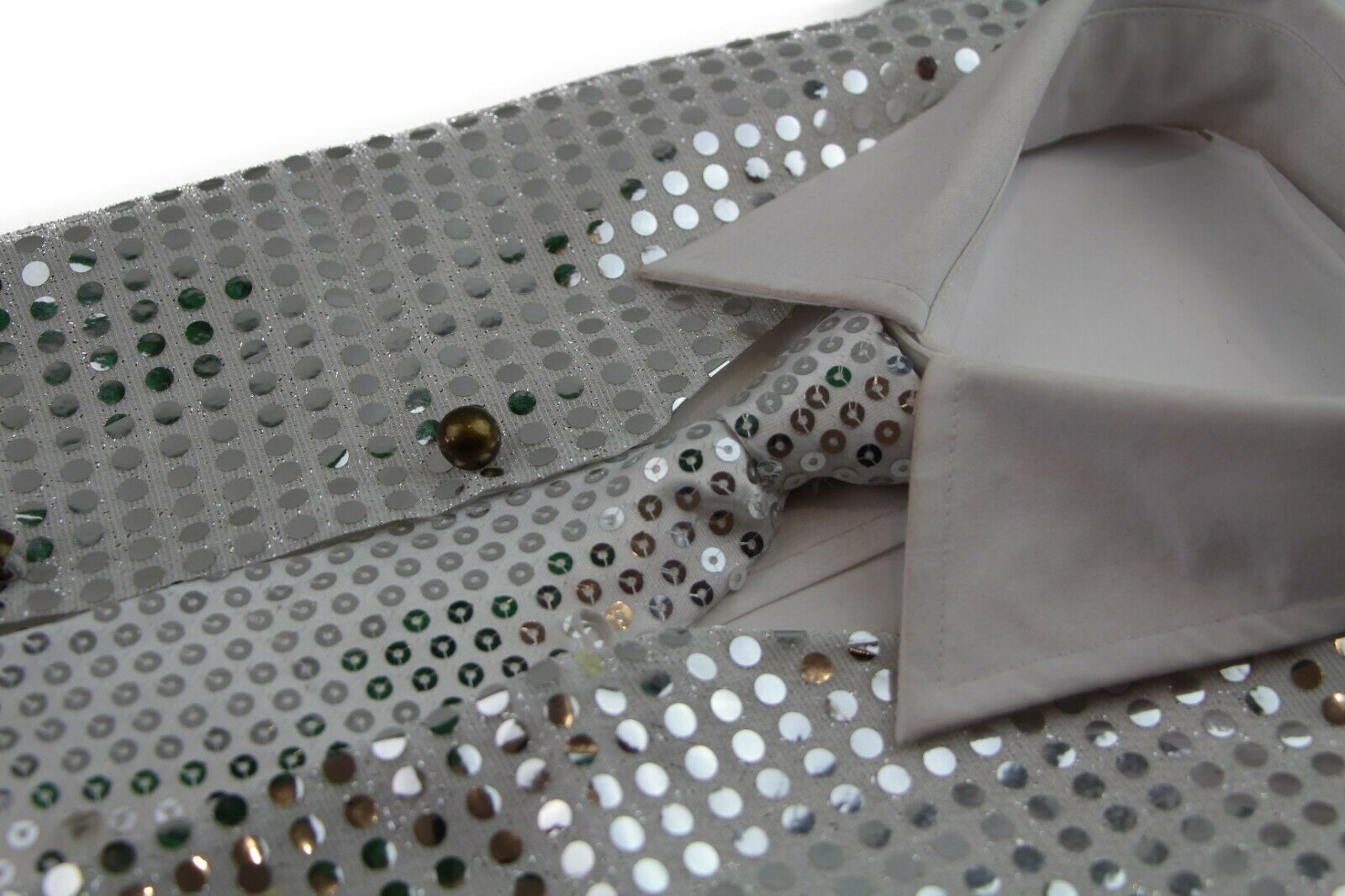 Sequin Vest Waistcoat Tie Boys Girls Dance Costume Black Gold Silver Purple Red - Picture 43 of 53