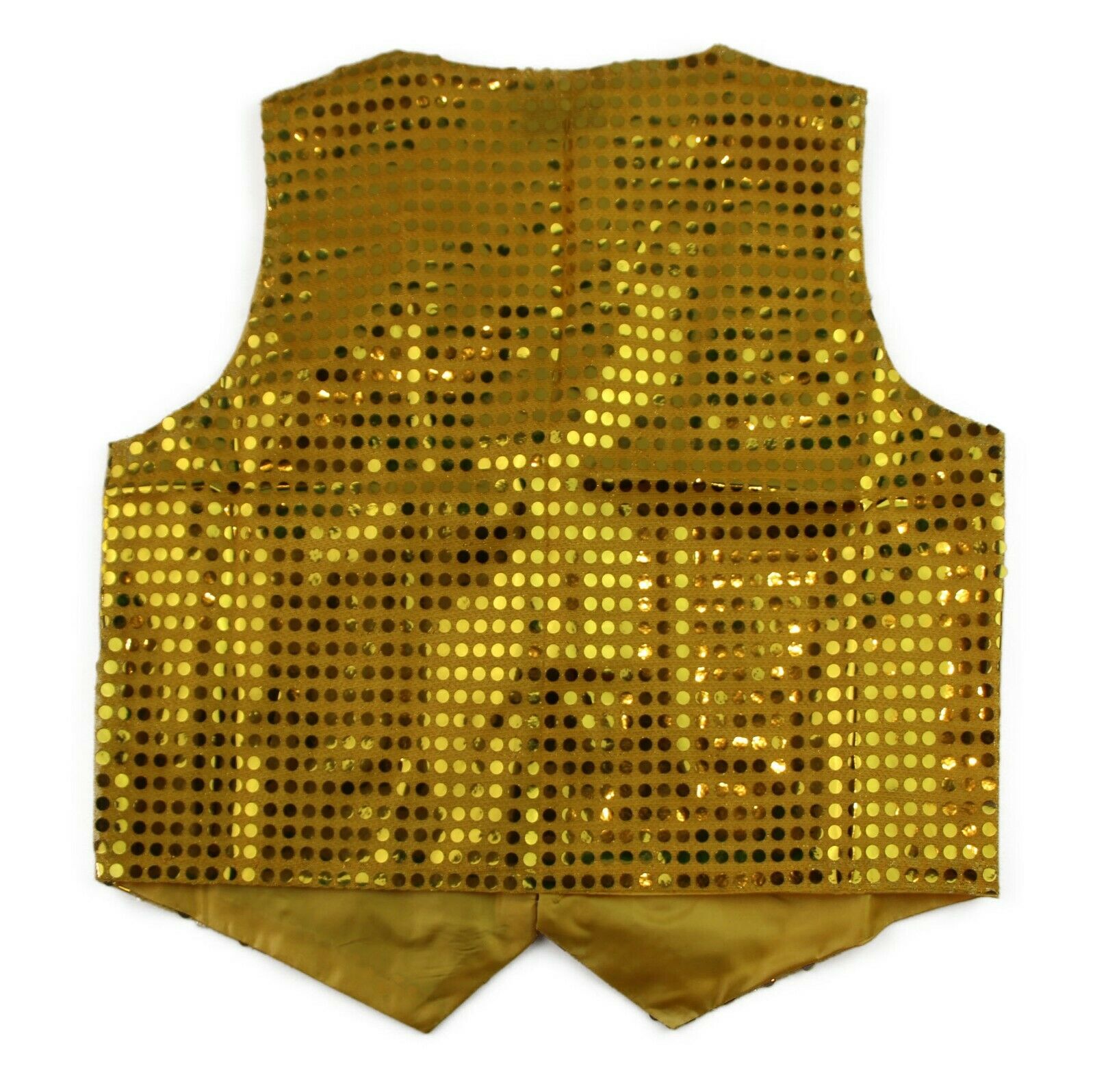 Sequin Vest Waistcoat Tie Boys Girls Dance Costume Black Gold Silver Purple Red - Picture 47 of 53