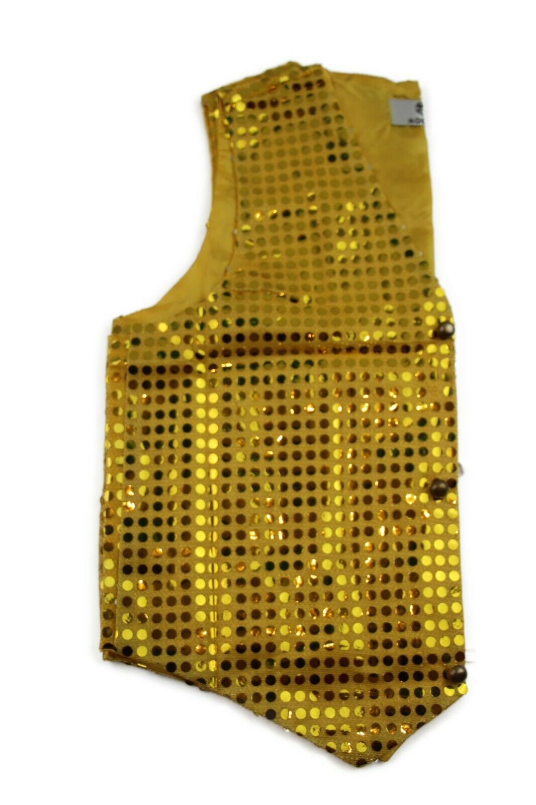 Sequin Vest Waistcoat Tie Boys Girls Dance Costume Black Gold Silver Purple Red - Picture 45 of 53