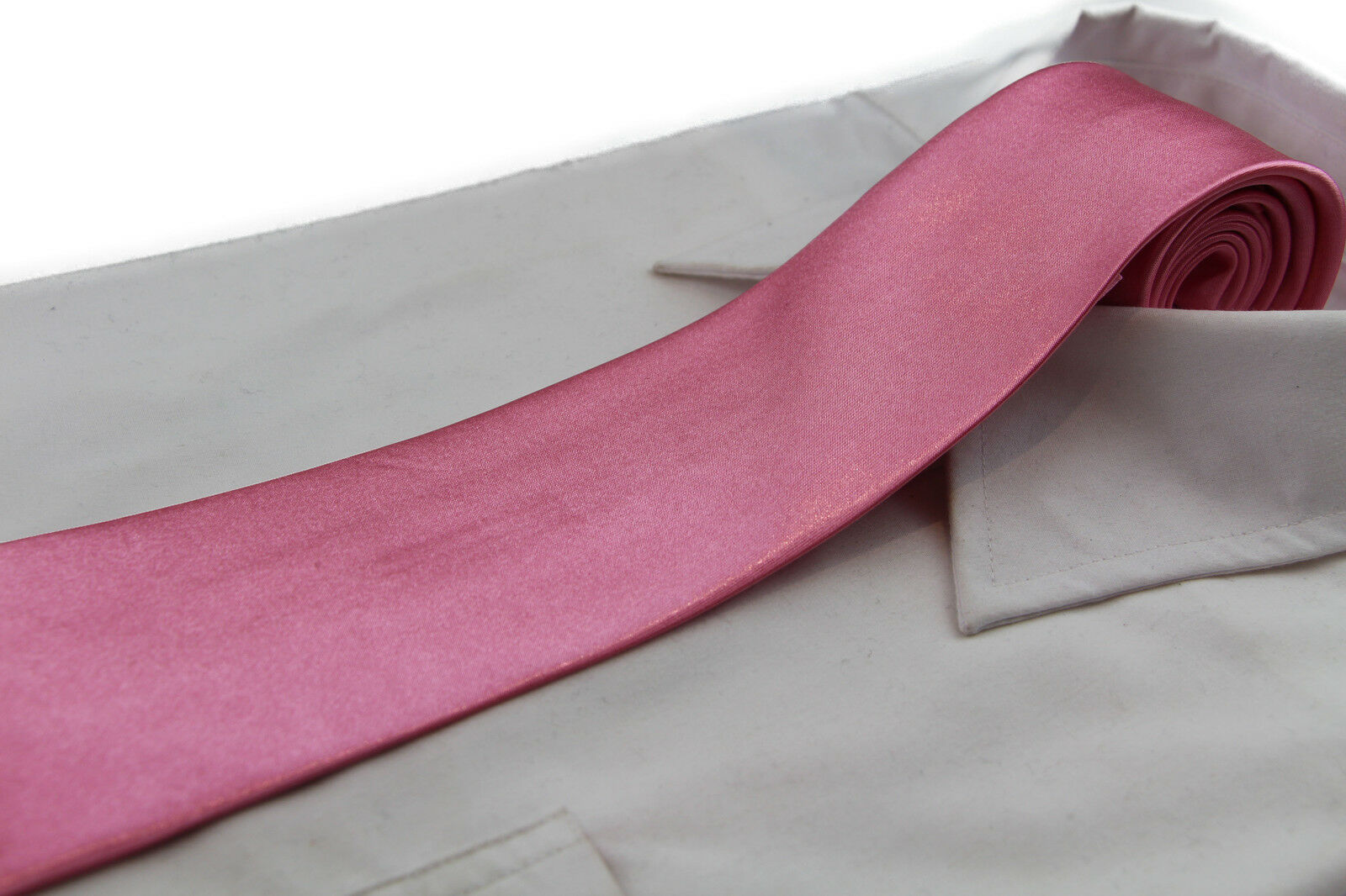 Mens Plain Solid Colour Neck Tie Necktie Wedding And Business Work 8cm Ties 8cms - Picture 45 of 62