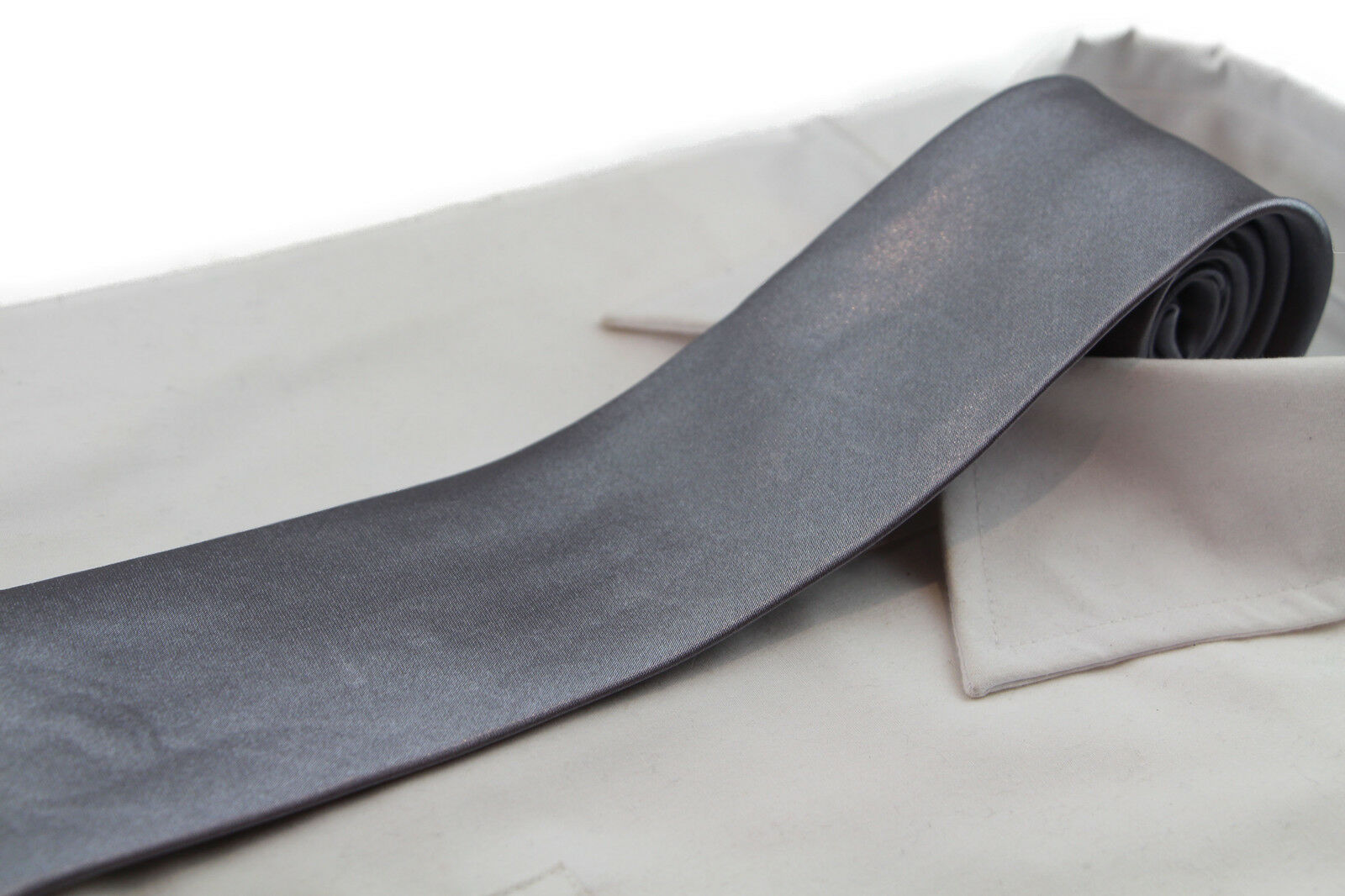 Mens Plain Solid Colour Neck Tie Necktie Wedding And Business Work 8cm Ties 8cms - Picture 17 of 62