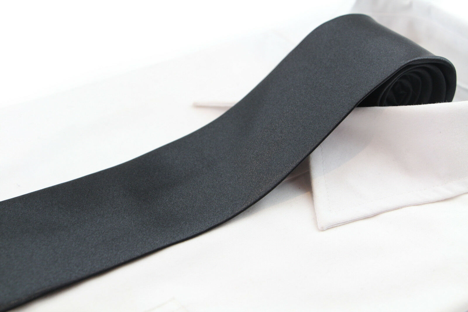 Mens Plain Solid Colour Neck Tie Necktie Wedding And Business Work 8cm Ties 8cms - Picture 4 of 62