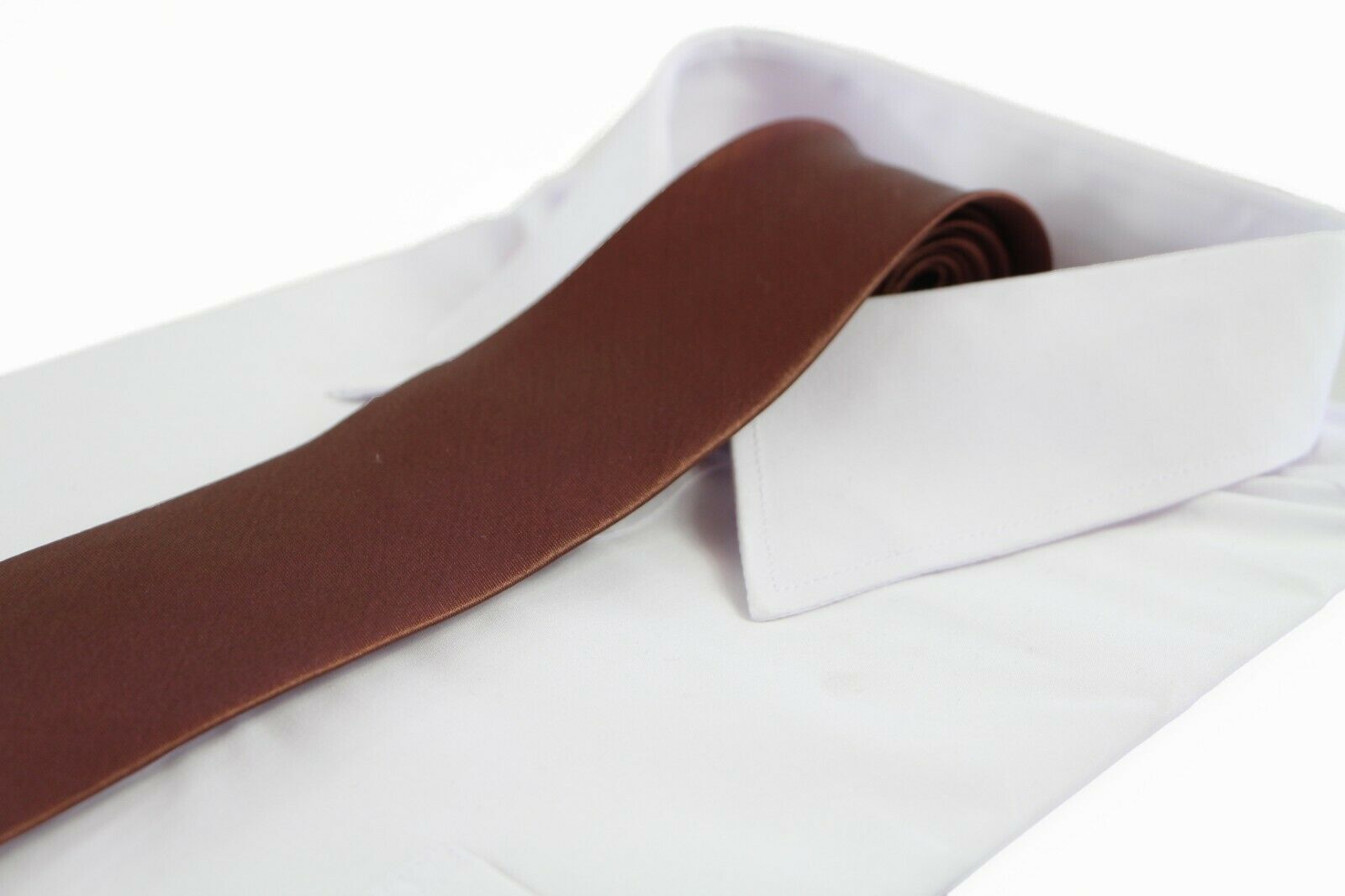 Mens Plain Solid Colour Neck Tie Necktie Wedding And Business Work 8cm Ties 8cms - Picture 12 of 62