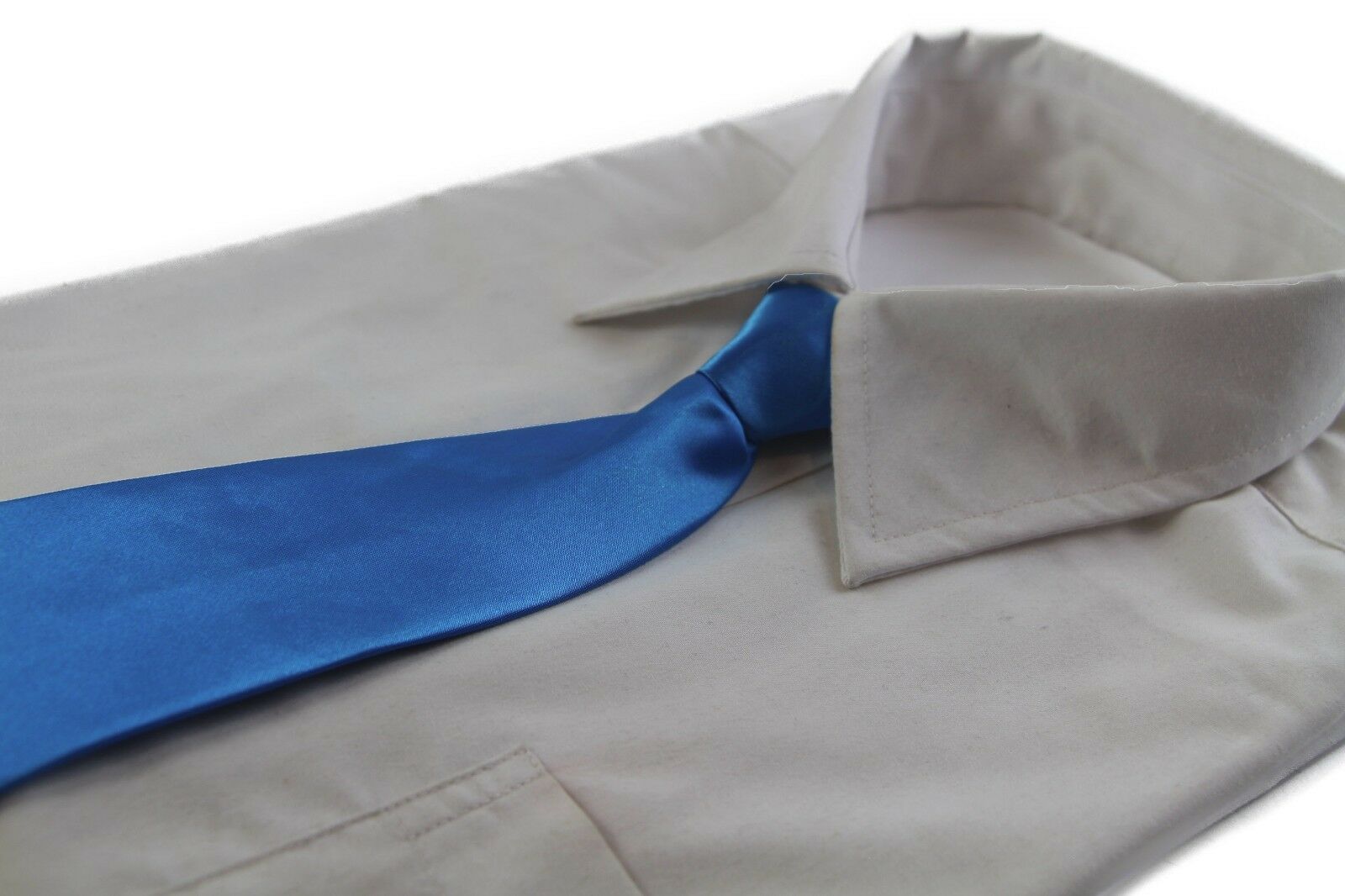 Boys New Elasticised Neck Tie Necktie Elastic Plain Kids Children Party Wedding - Picture 33 of 39