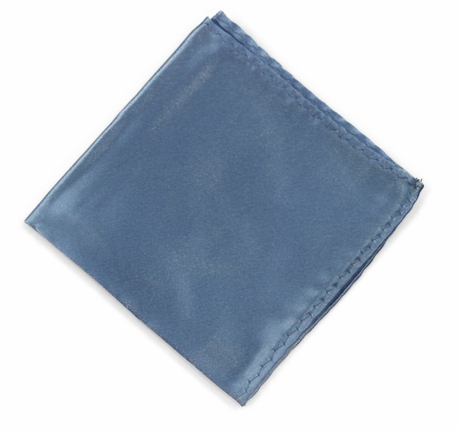 Mens Formal Pocket Hanky Square Satin Handkerchief Black Tie Blue Silver White - Bild 28 von 53
