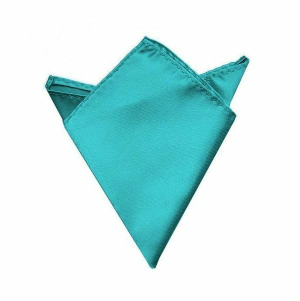 Mens Formal Pocket Hanky Square Satin Handkerchief Black Tie Blue Silver White - Bild 46 von 53