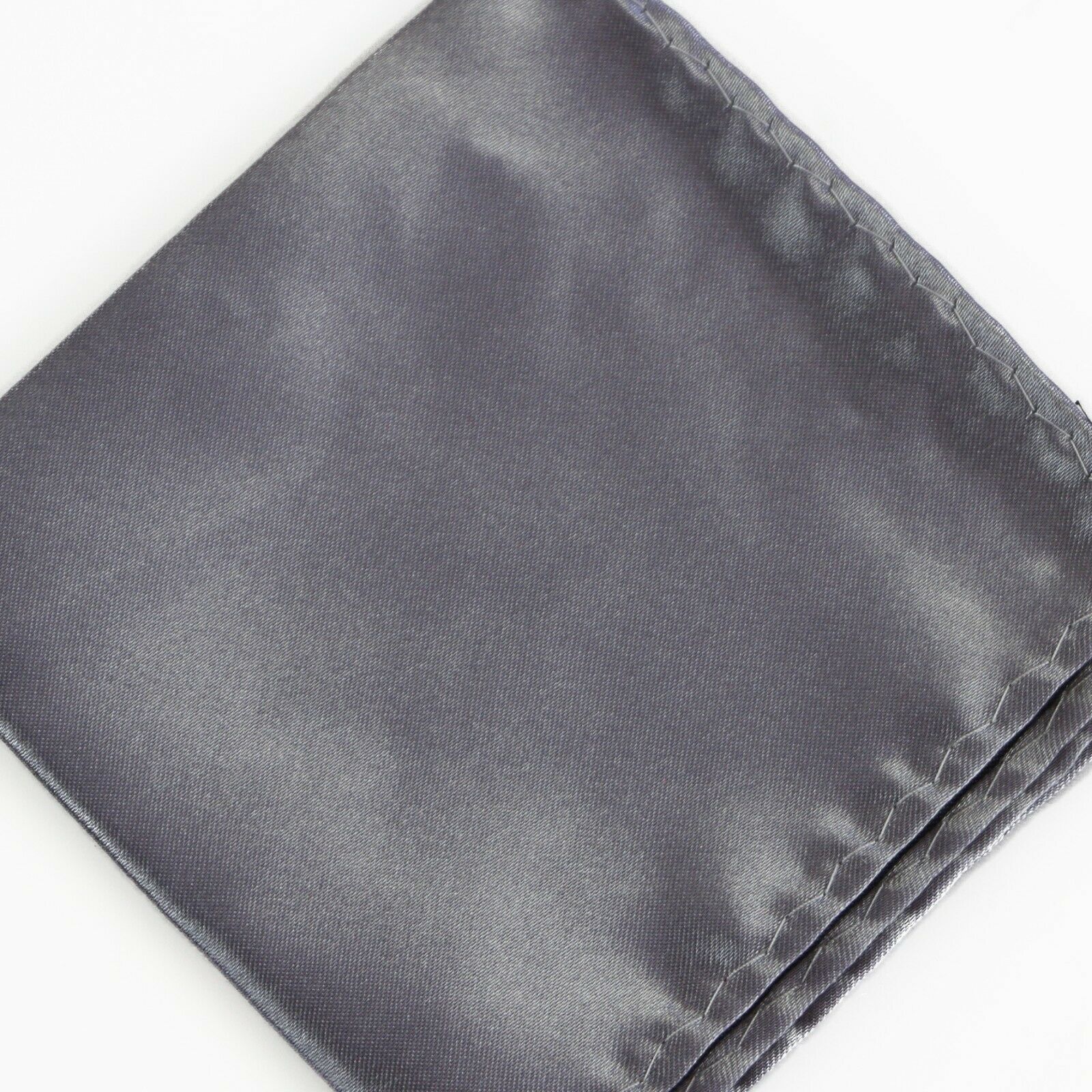 Mens Formal Pocket Hanky Square Satin Handkerchief Black Tie Blue Silver White - Bild 48 von 53